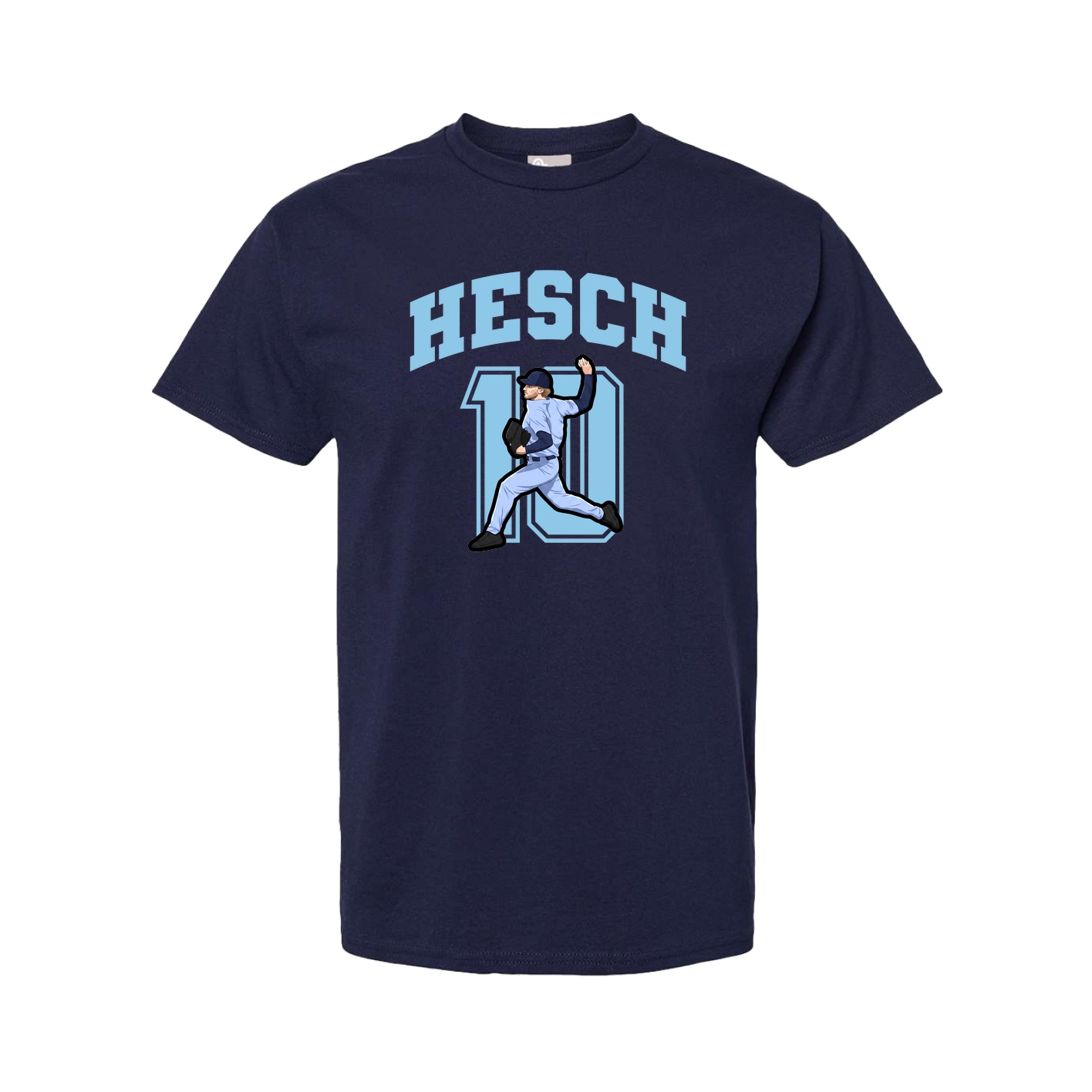 Tee — Number in Navy