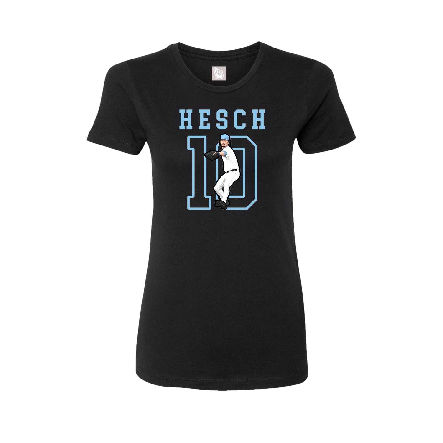 Fitted Women's Tee — Shirsey in Black