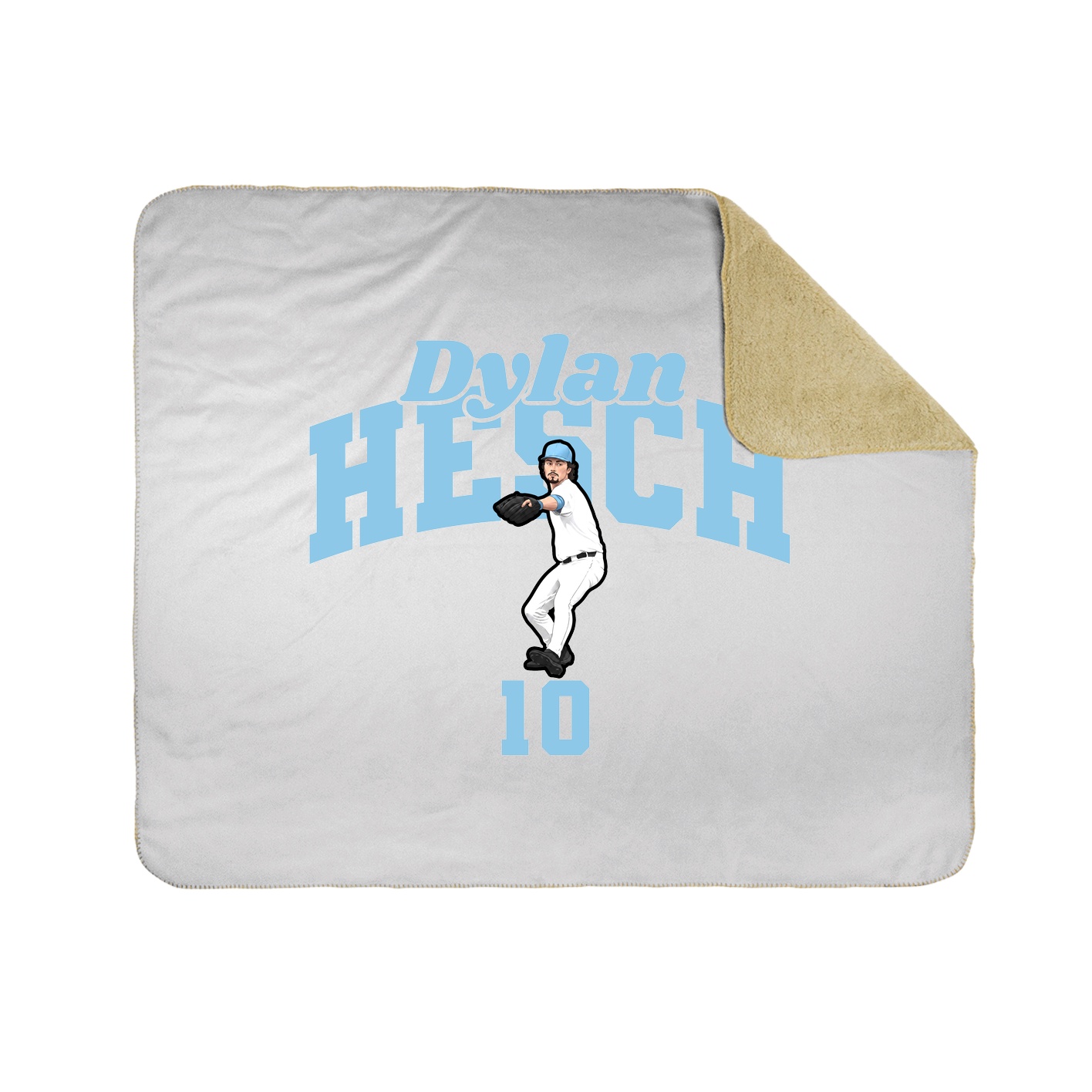 Throw Blanket — Signature Arch in White