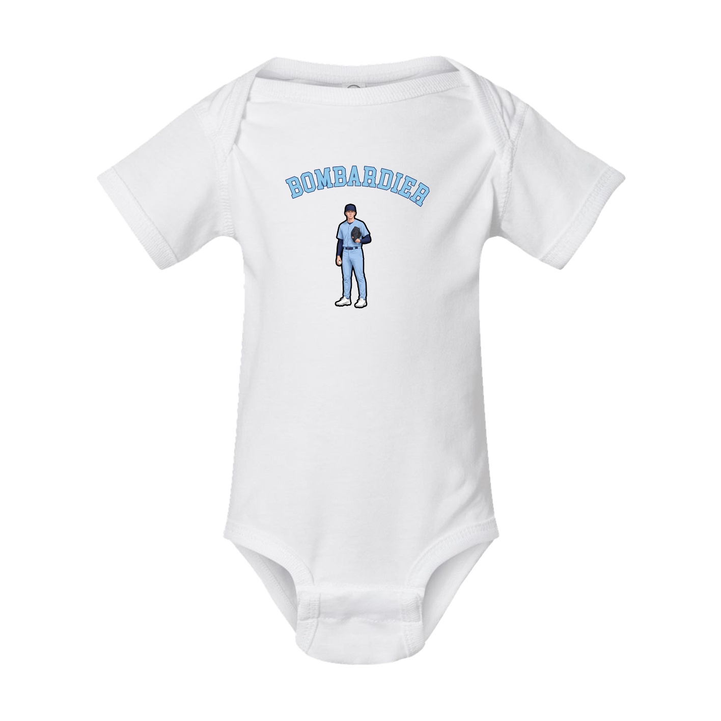 Baby Onesie — Shirsey Arch in White