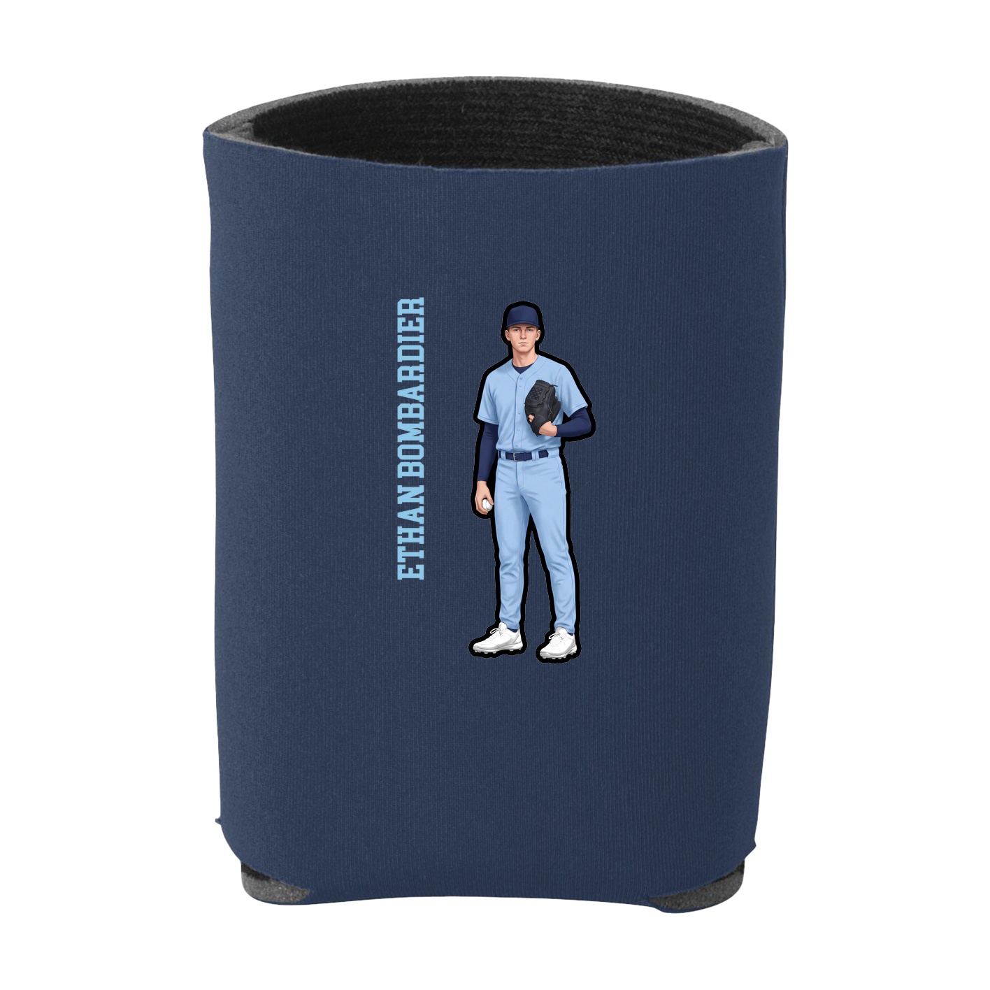 Can Holder — Name Vertical in Navy