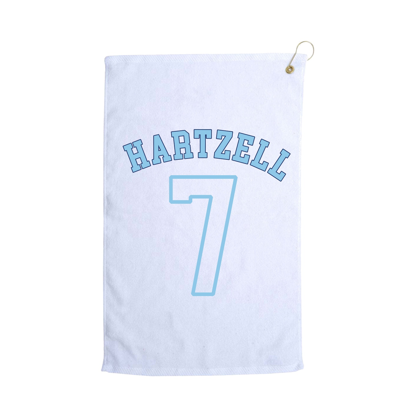Golf Towel — Shirsey Arch in White