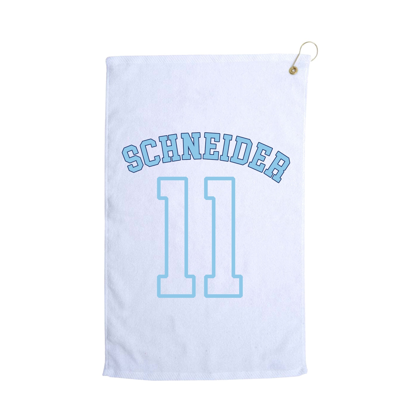Golf Towel — Shirsey Arch in White