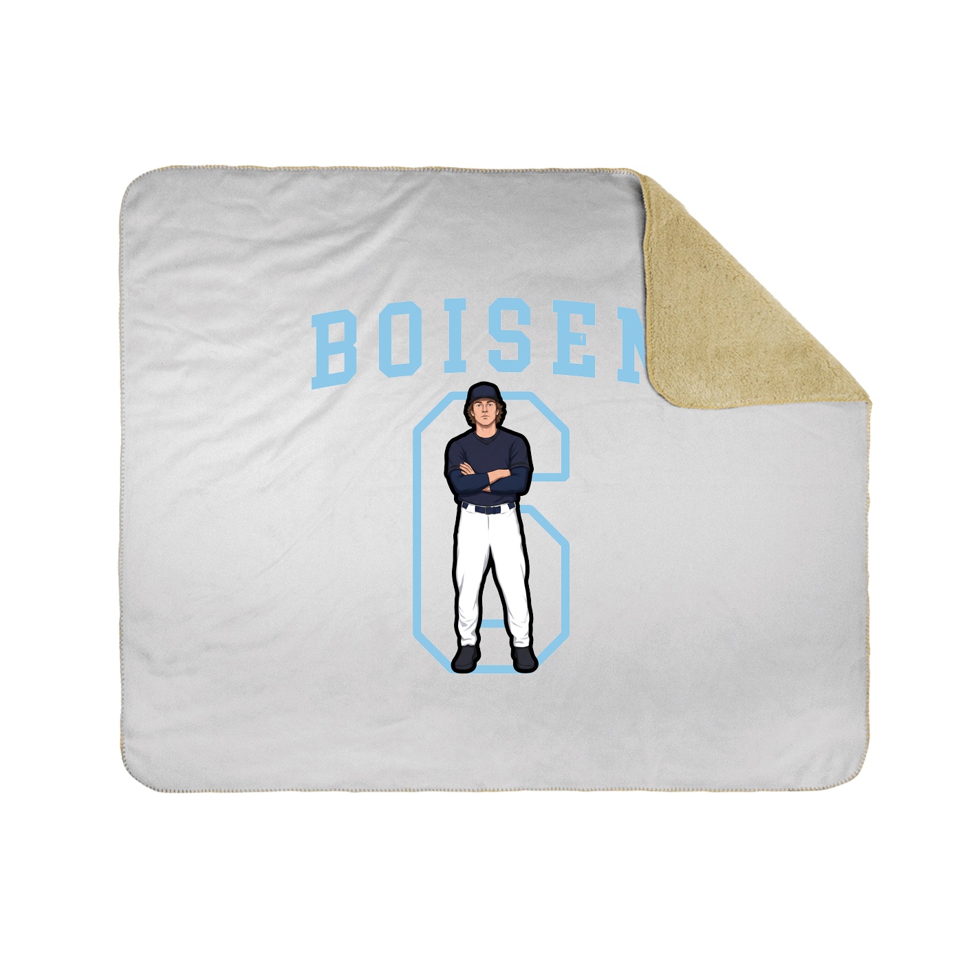 Throw Blanket — Shirsey in White