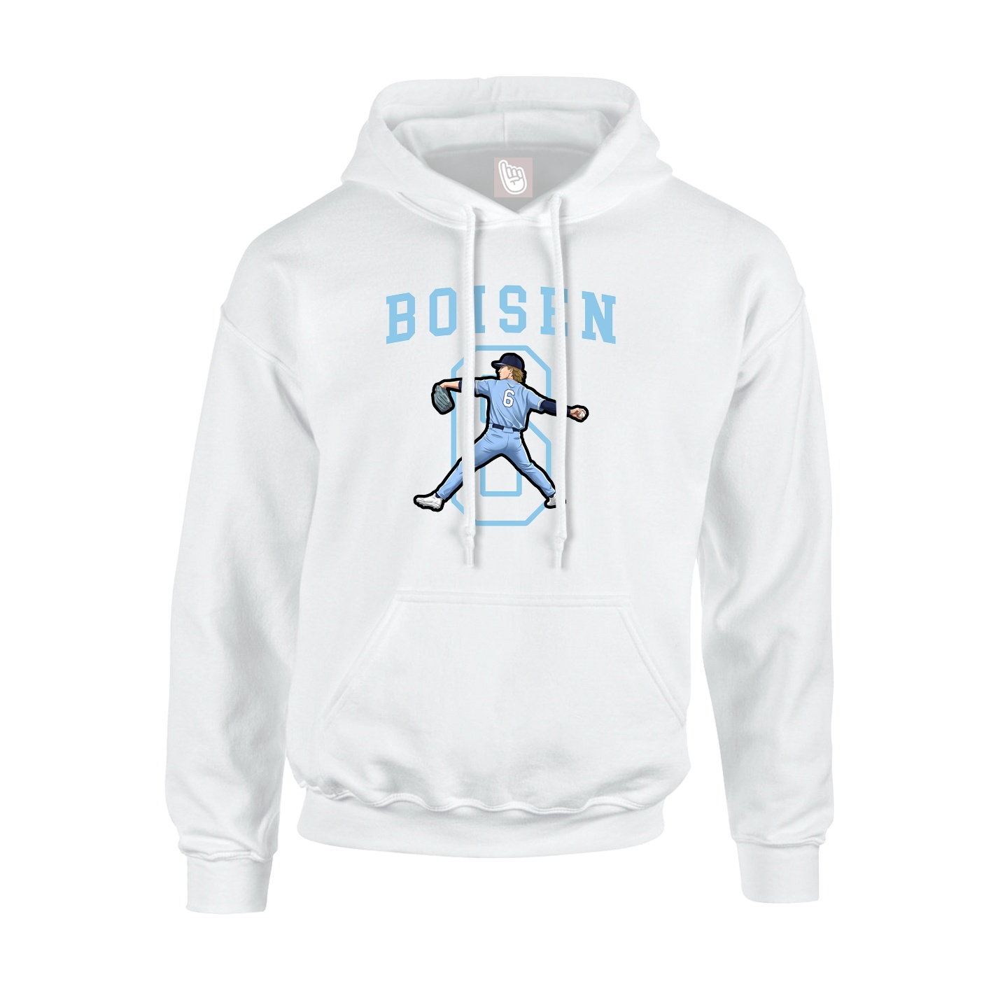 Hoodie — Shirsey in White