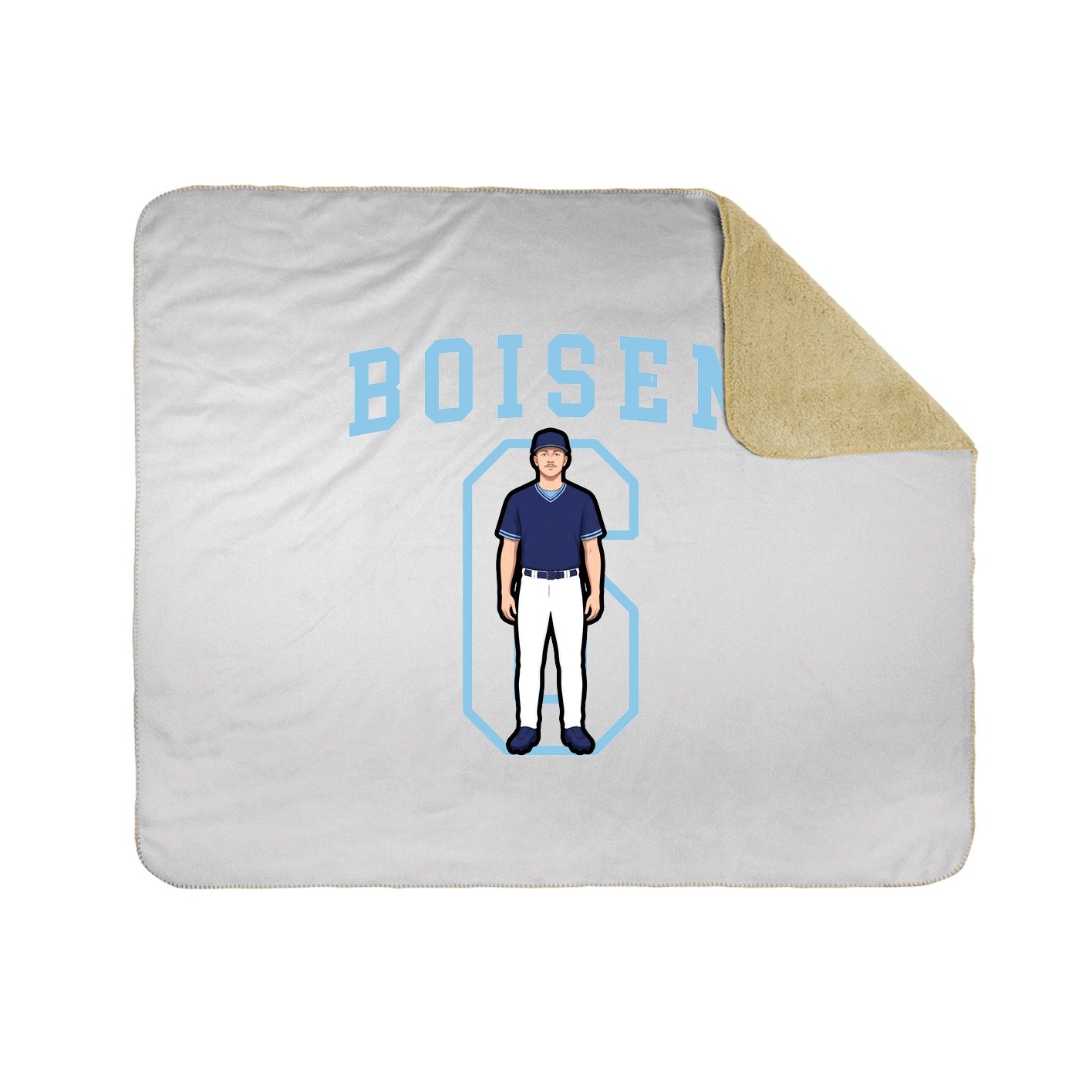 Throw Blanket — Shirsey in White