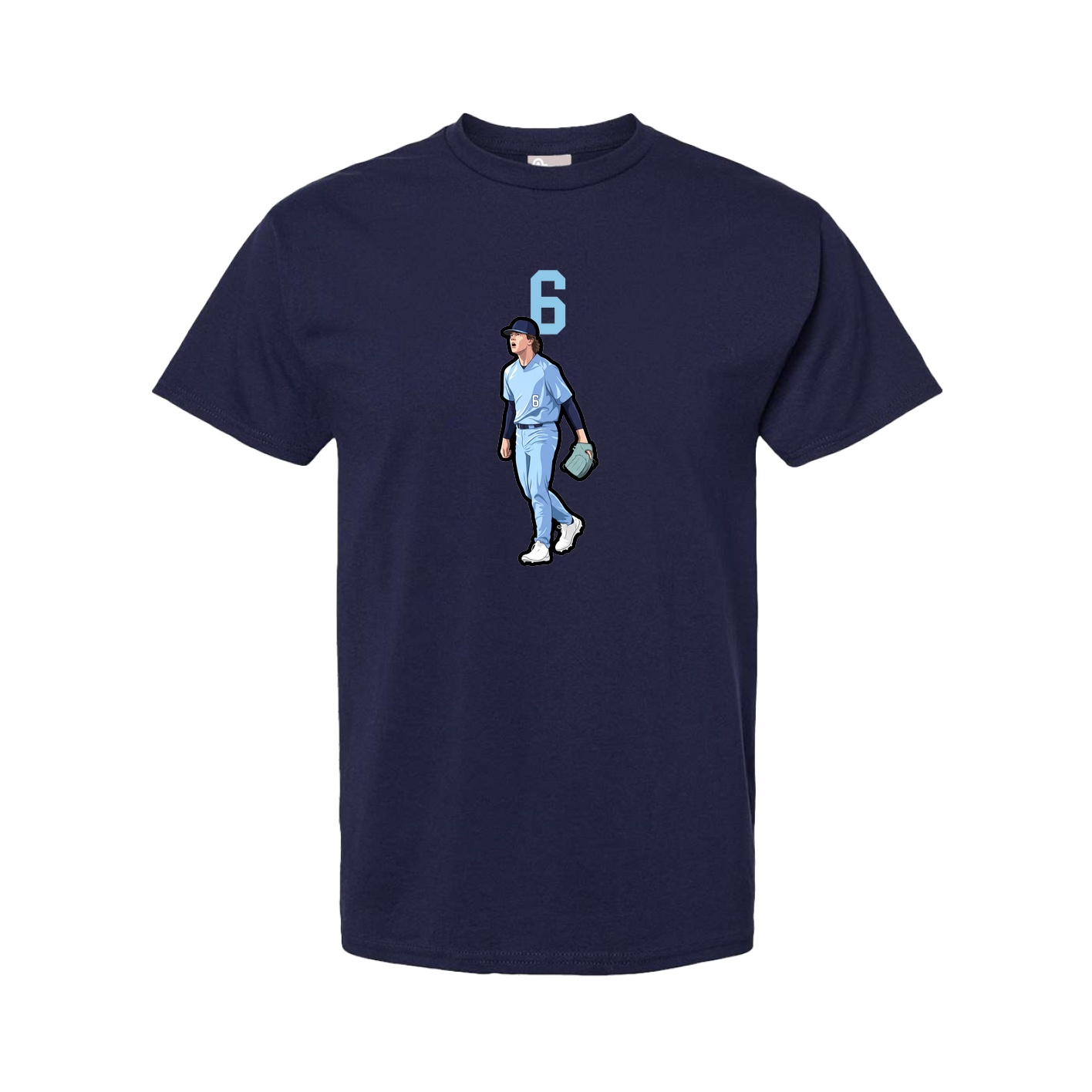 Tee — Number Top in Navy