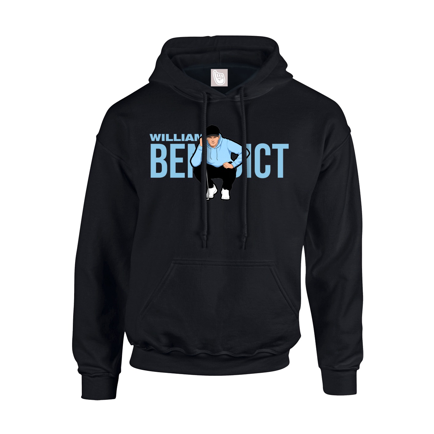 Youth Hoodie — Player Name in Black