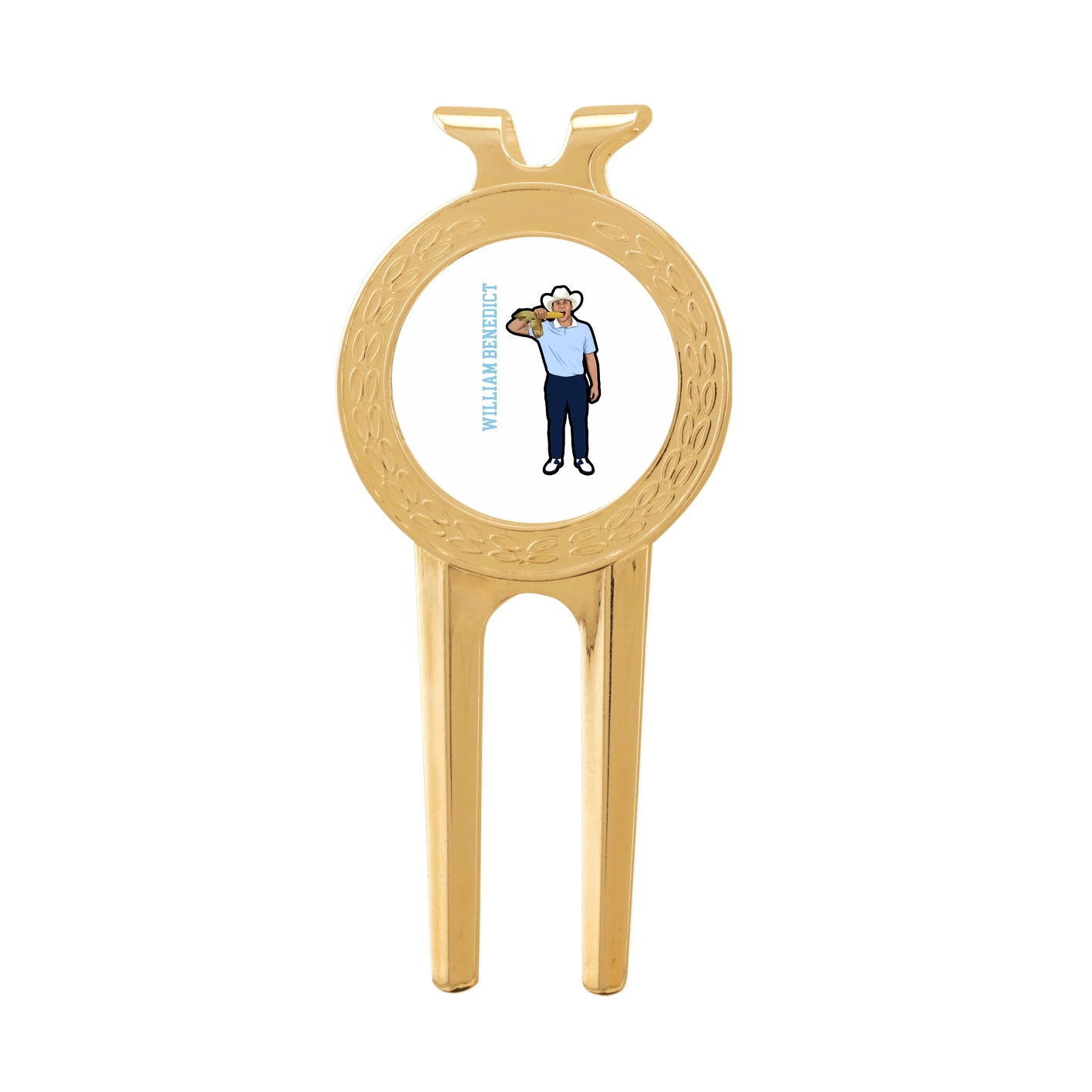 Divot Tool with Ball Marker — Name Vertical in Classic