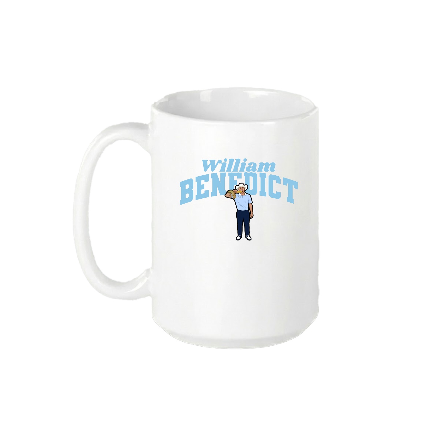 15oz Coffee Mug — Signature Arch in White
