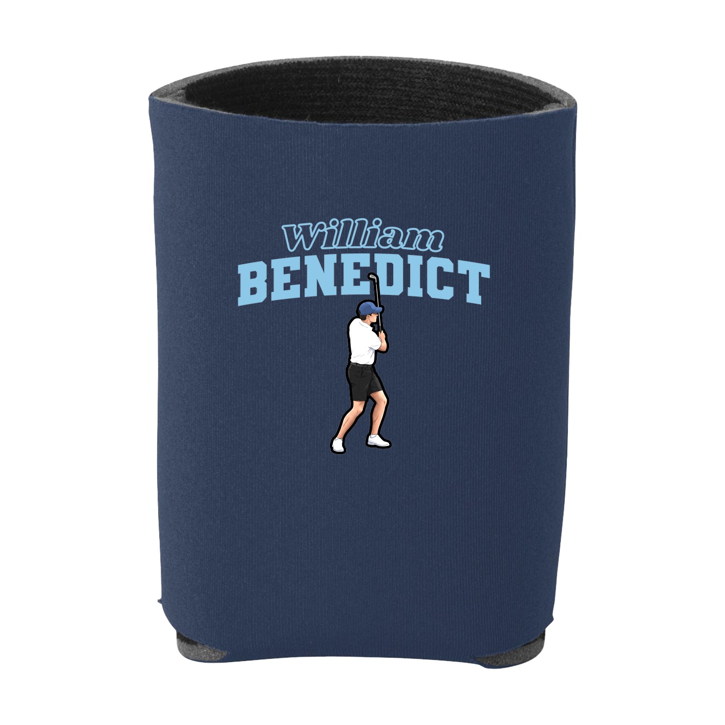 Can Holder — Name Arch in Navy