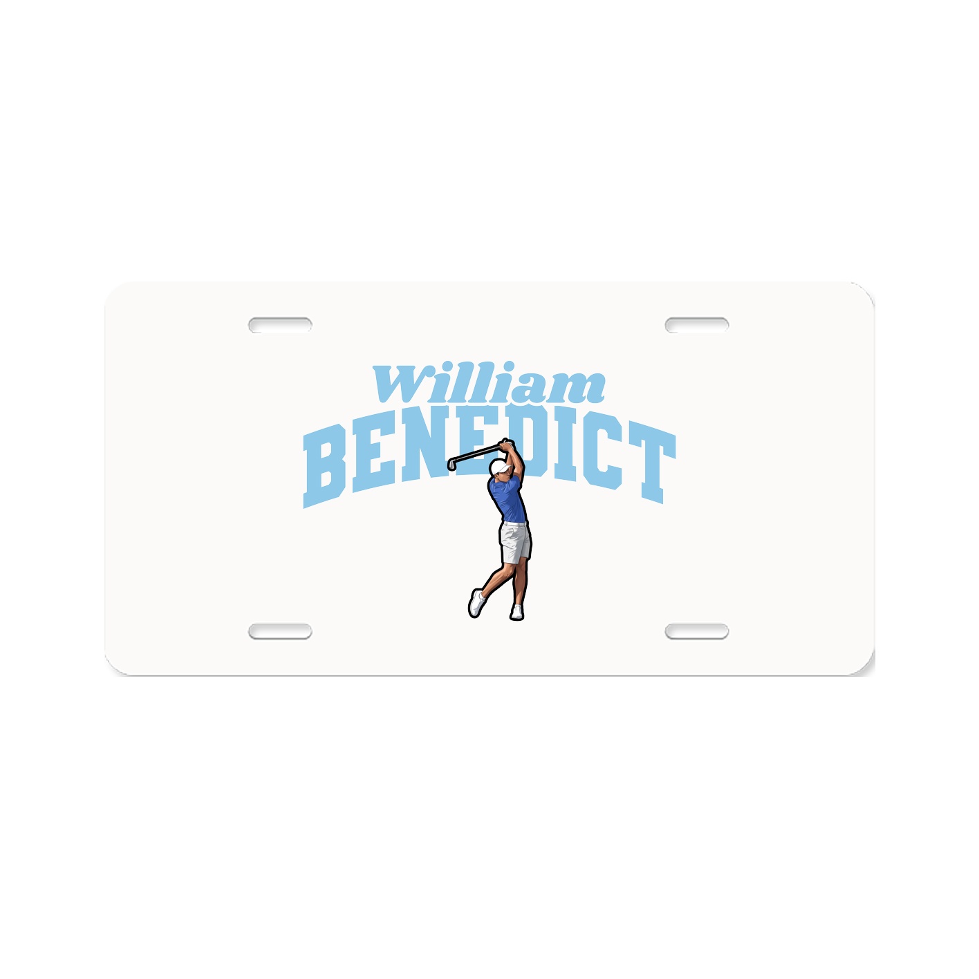 License Plate — Signature Arch in Classic