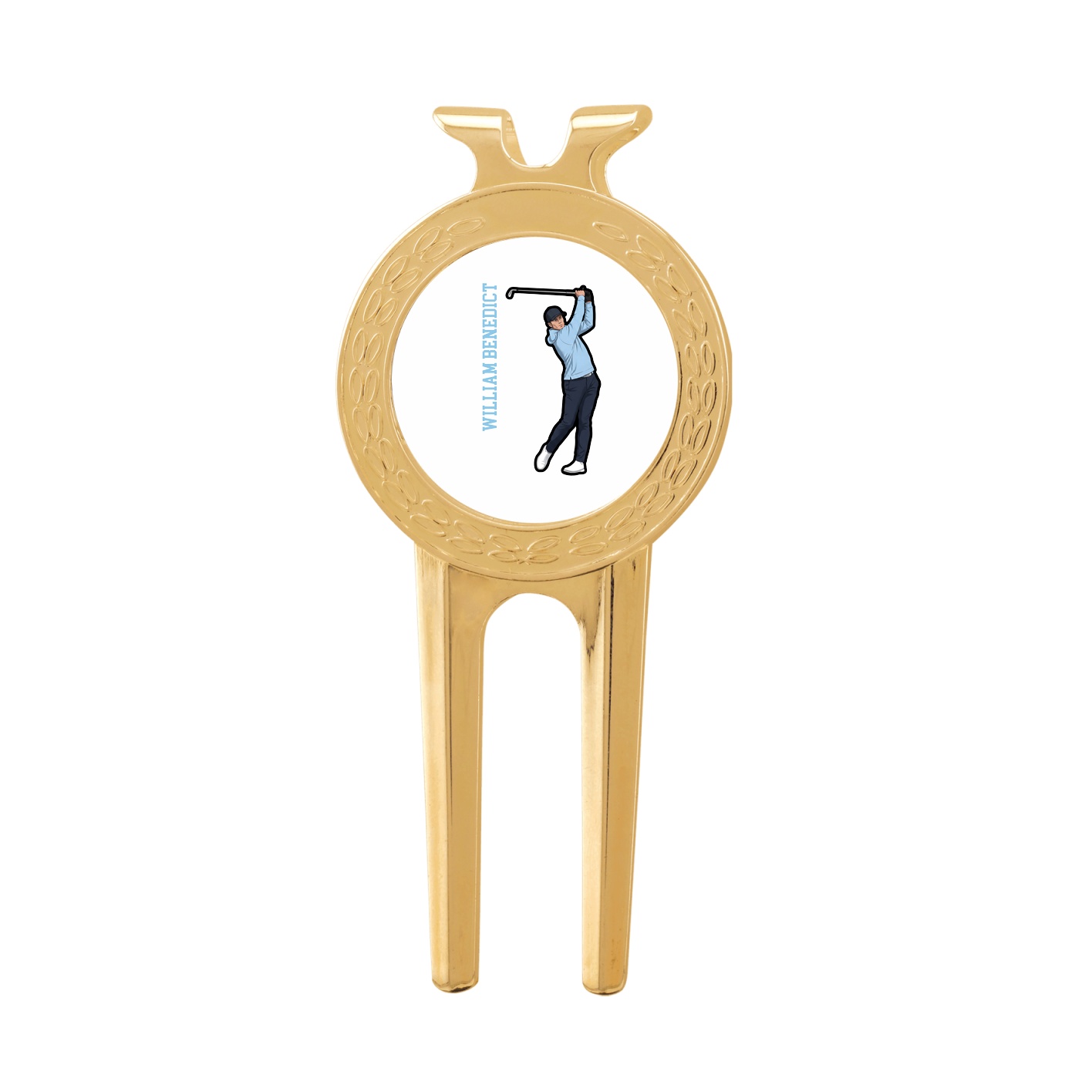 Divot Tool with Ball Marker — Name Vertical in Classic