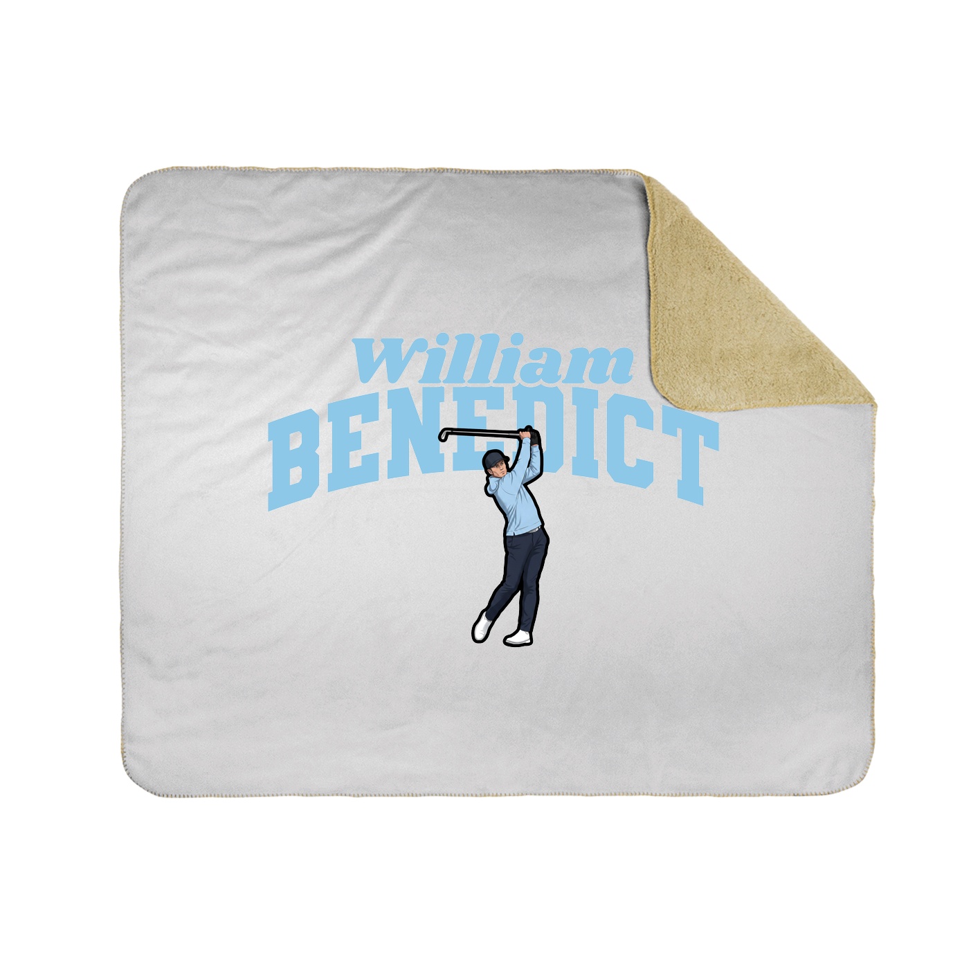Throw Blanket — Signature Arch in White
