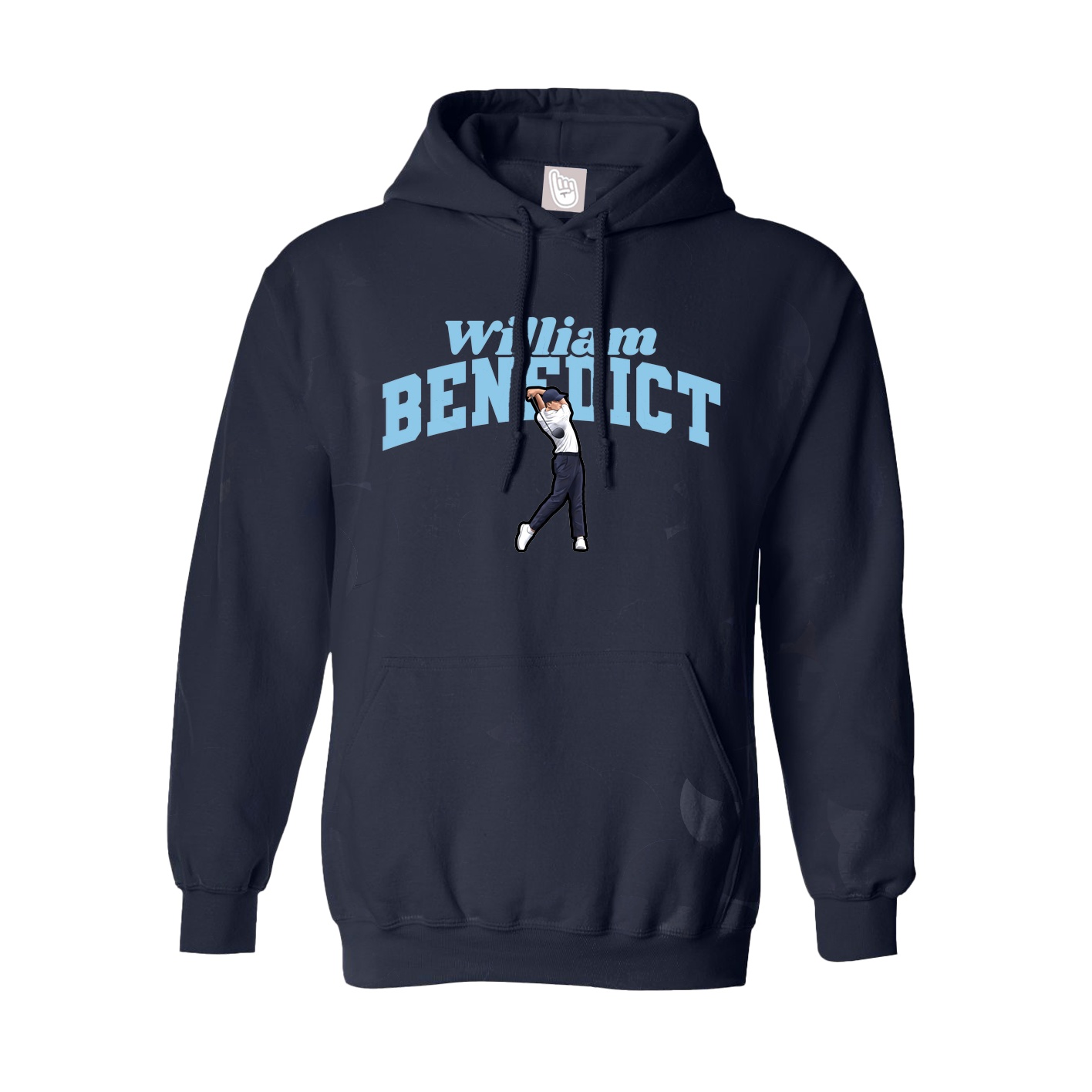 Hoodie — Signature Arch in Navy