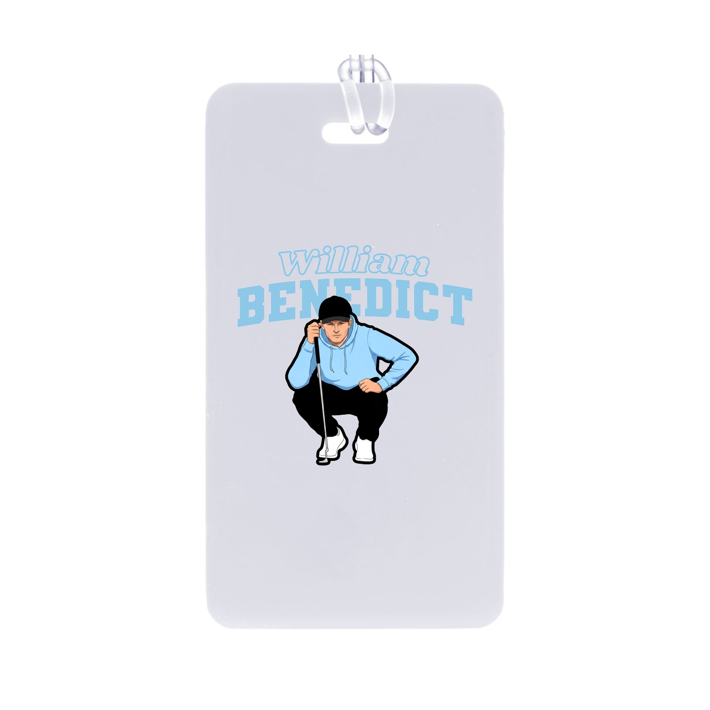Bag Tag — Name Arch in Classic
