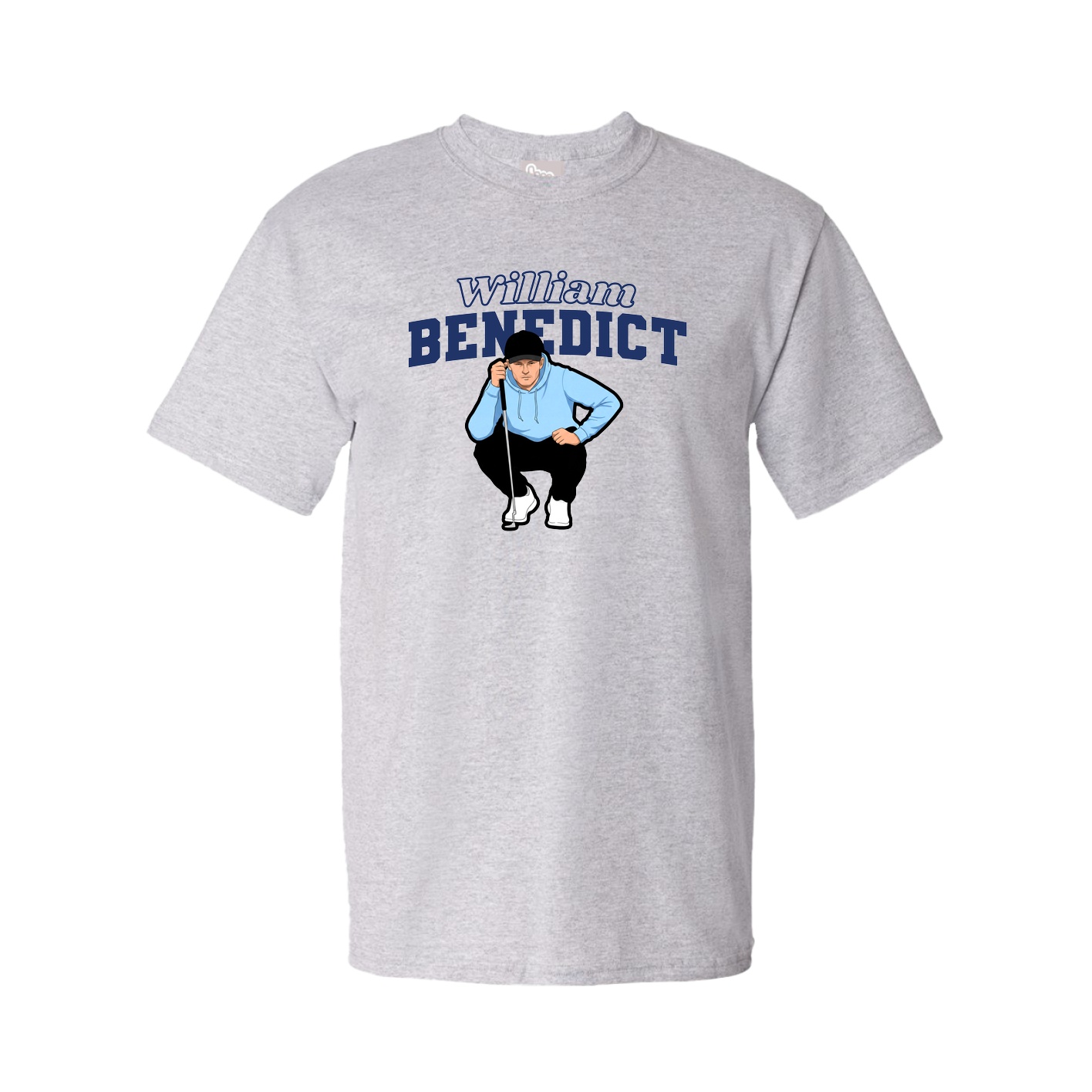 Youth Tee — Name Arch in Grey