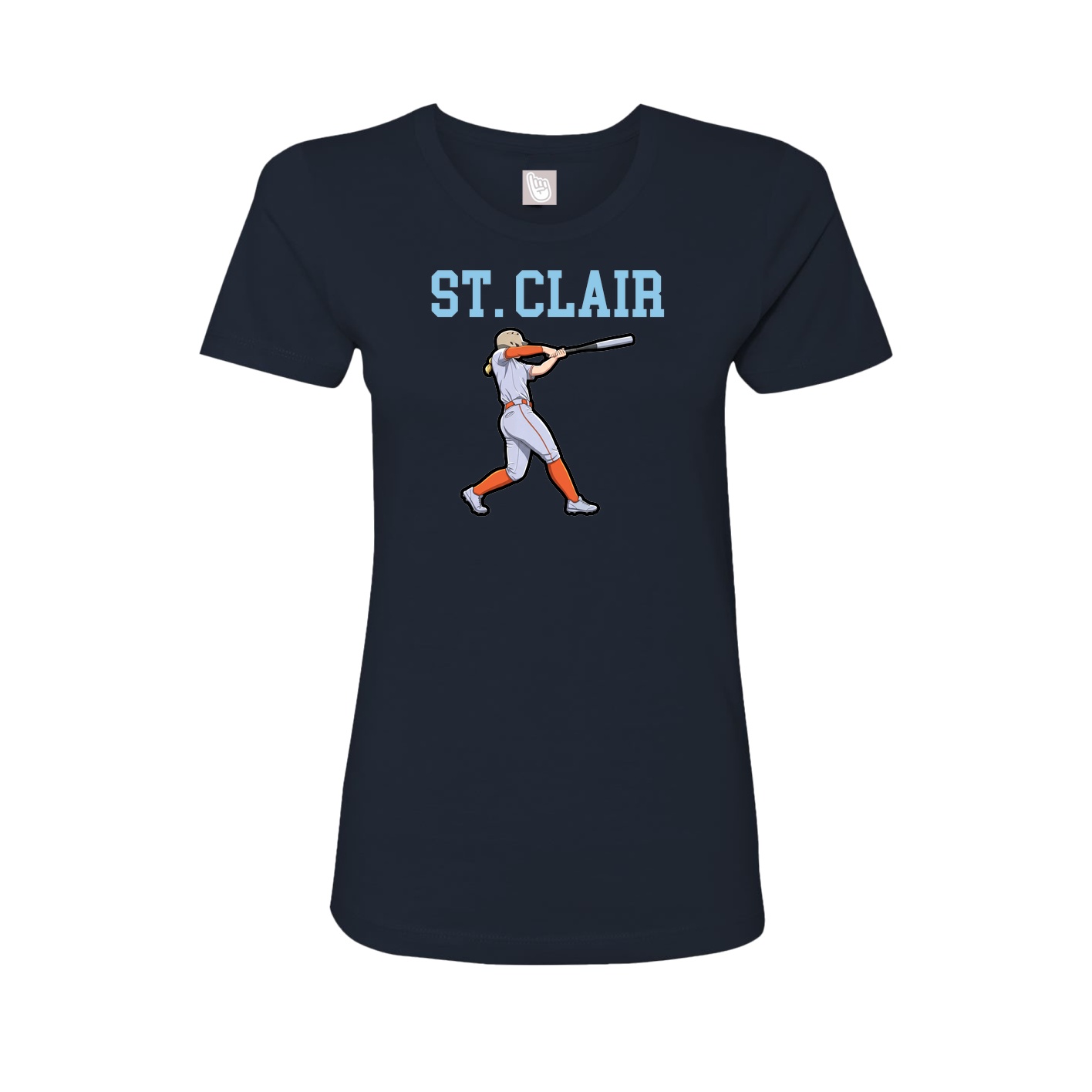 Fitted Women's Tee — Shirsey in Navy
