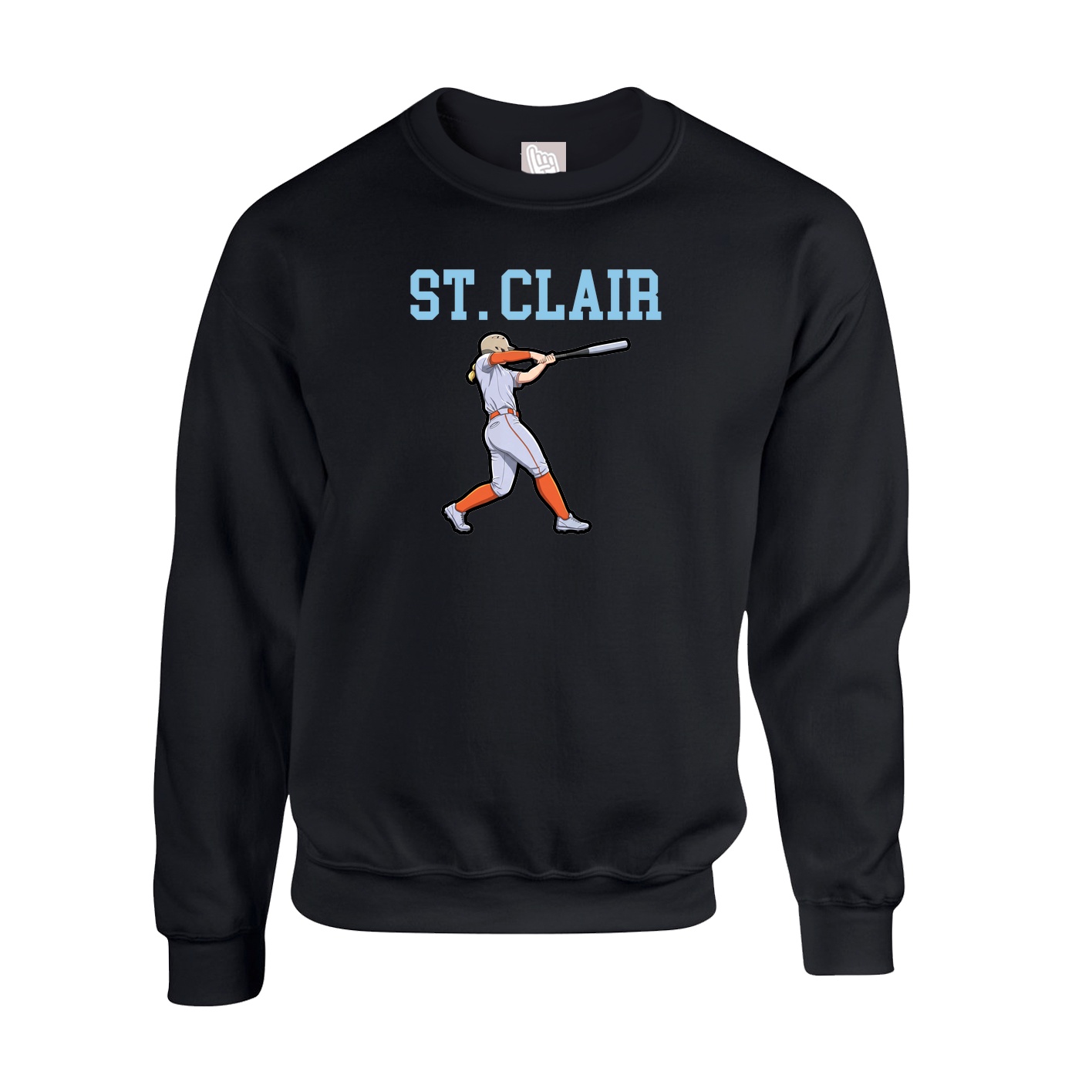 Fleece Crew — Shirsey in Black