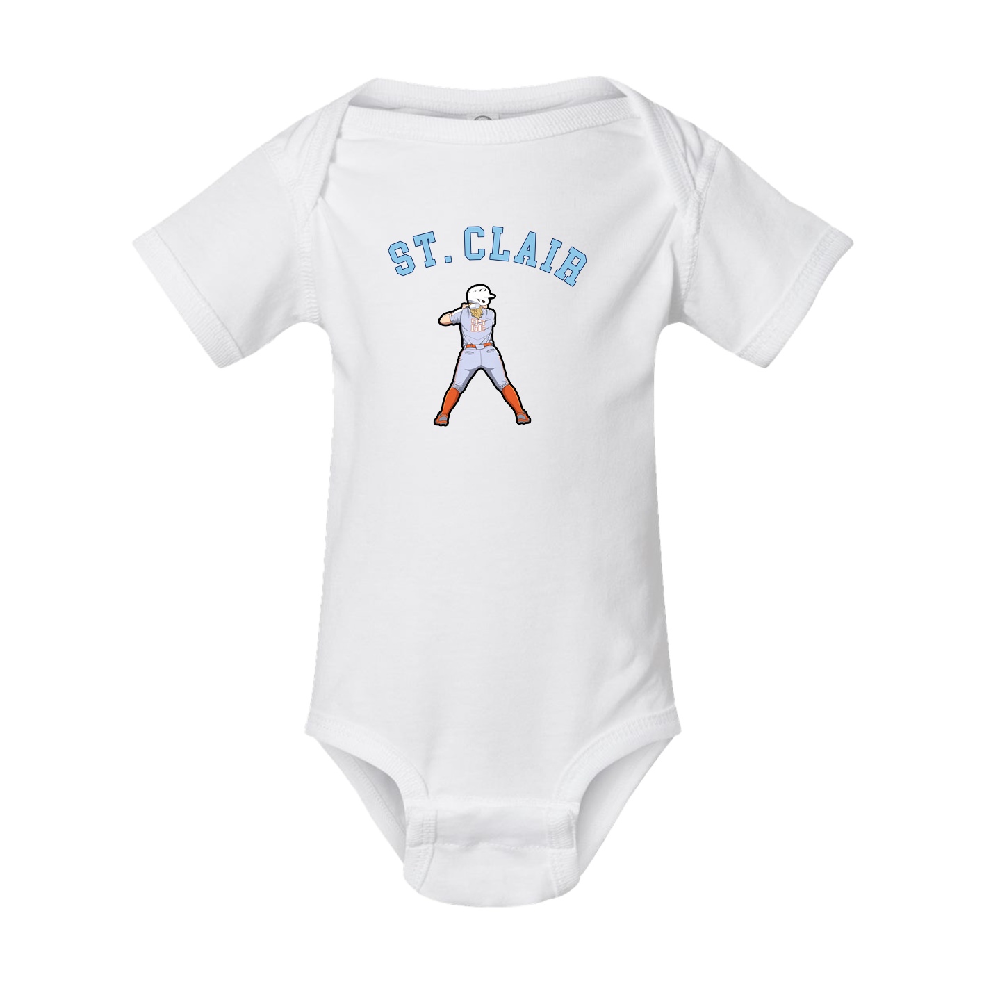 Baby Onesie — Shirsey Arch in White