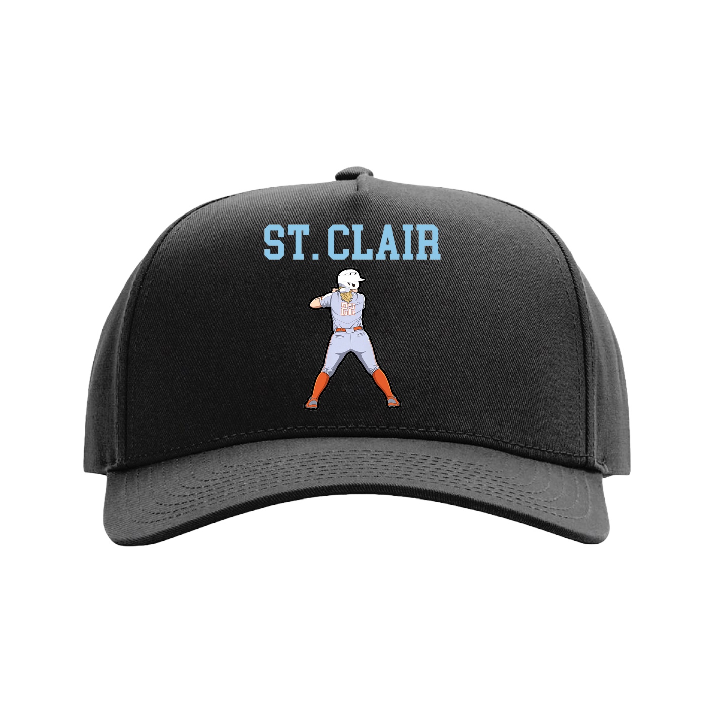 Full Fabric Five-Panel Champ Cap