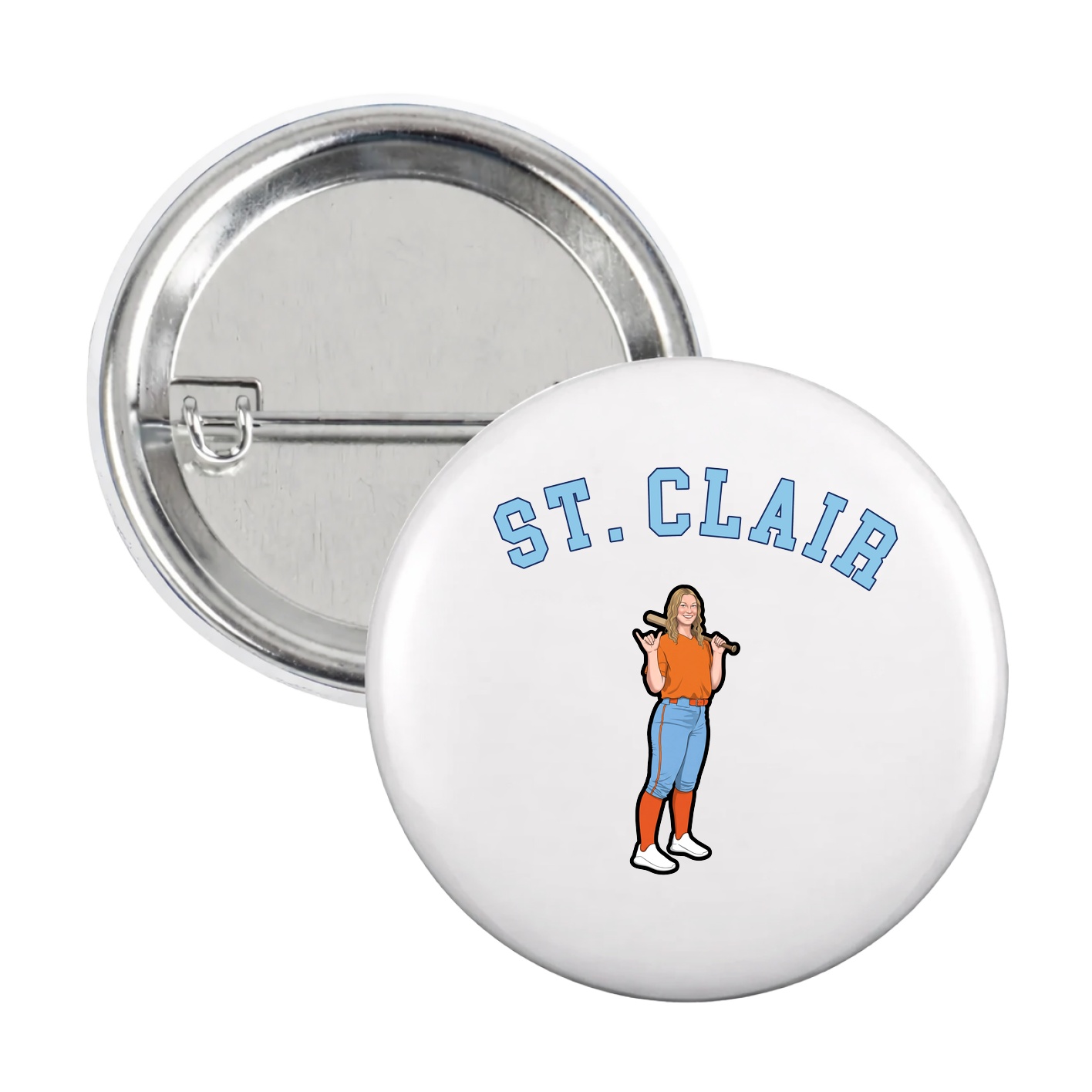 Game Day Button — Shirsey Arch in White