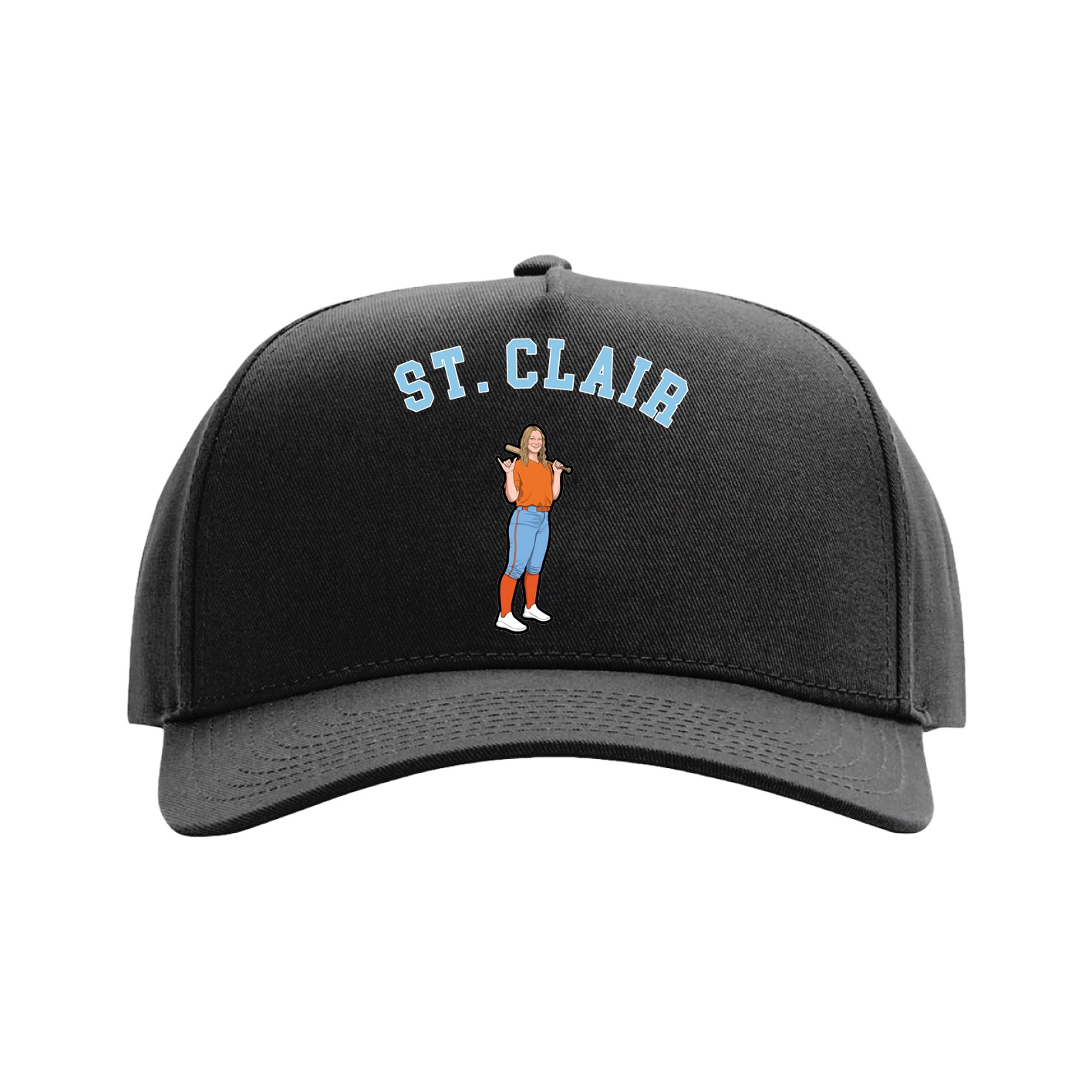 Full Fabric Five-Panel Champ Cap
