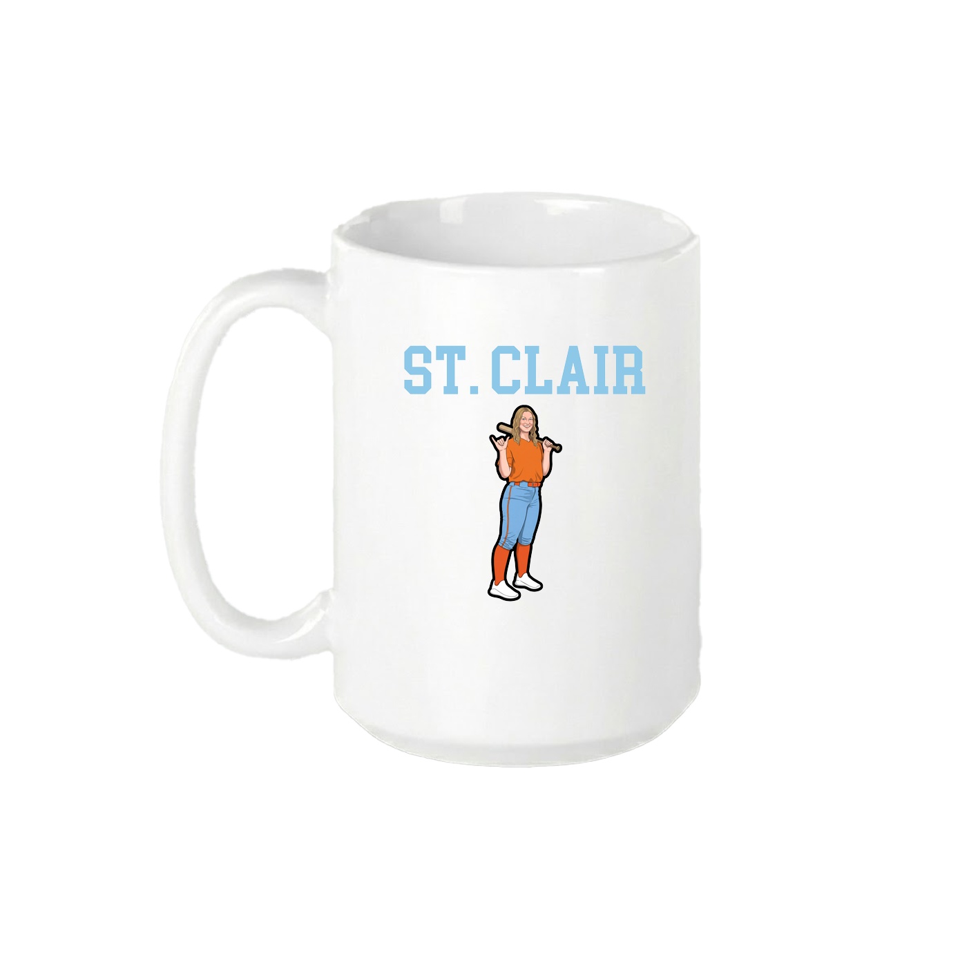 15oz Coffee Mug — Shirsey in White