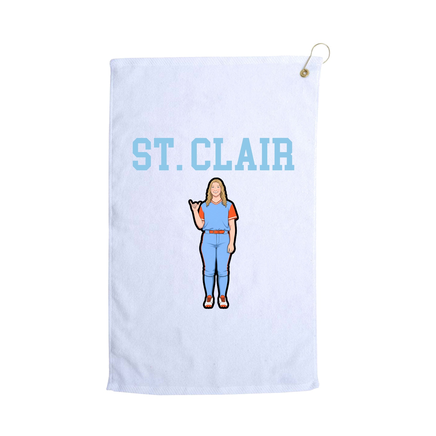 Golf Towel — Shirsey in White