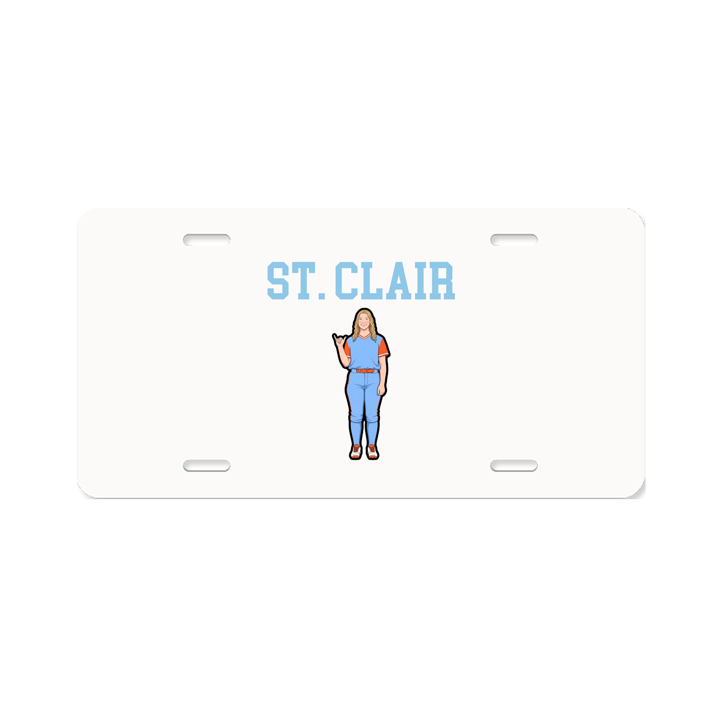 License Plate — Shirsey in Classic