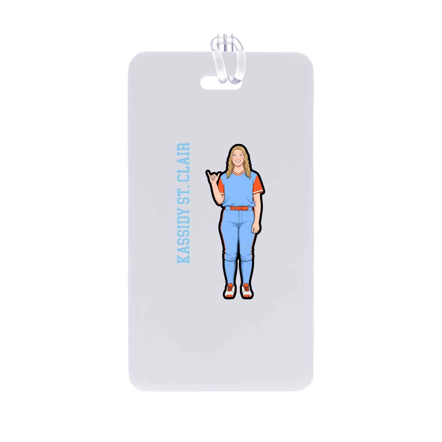 Bag Tag — Name Vertical in Classic