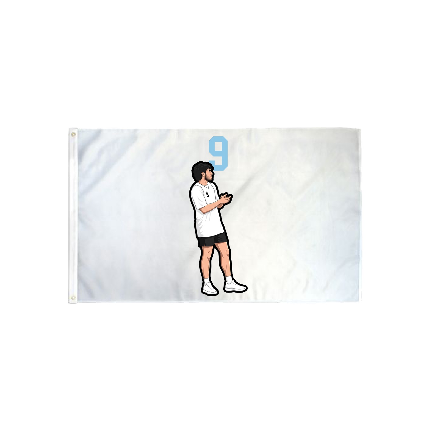 3x5 Flag — Number Top in Classic