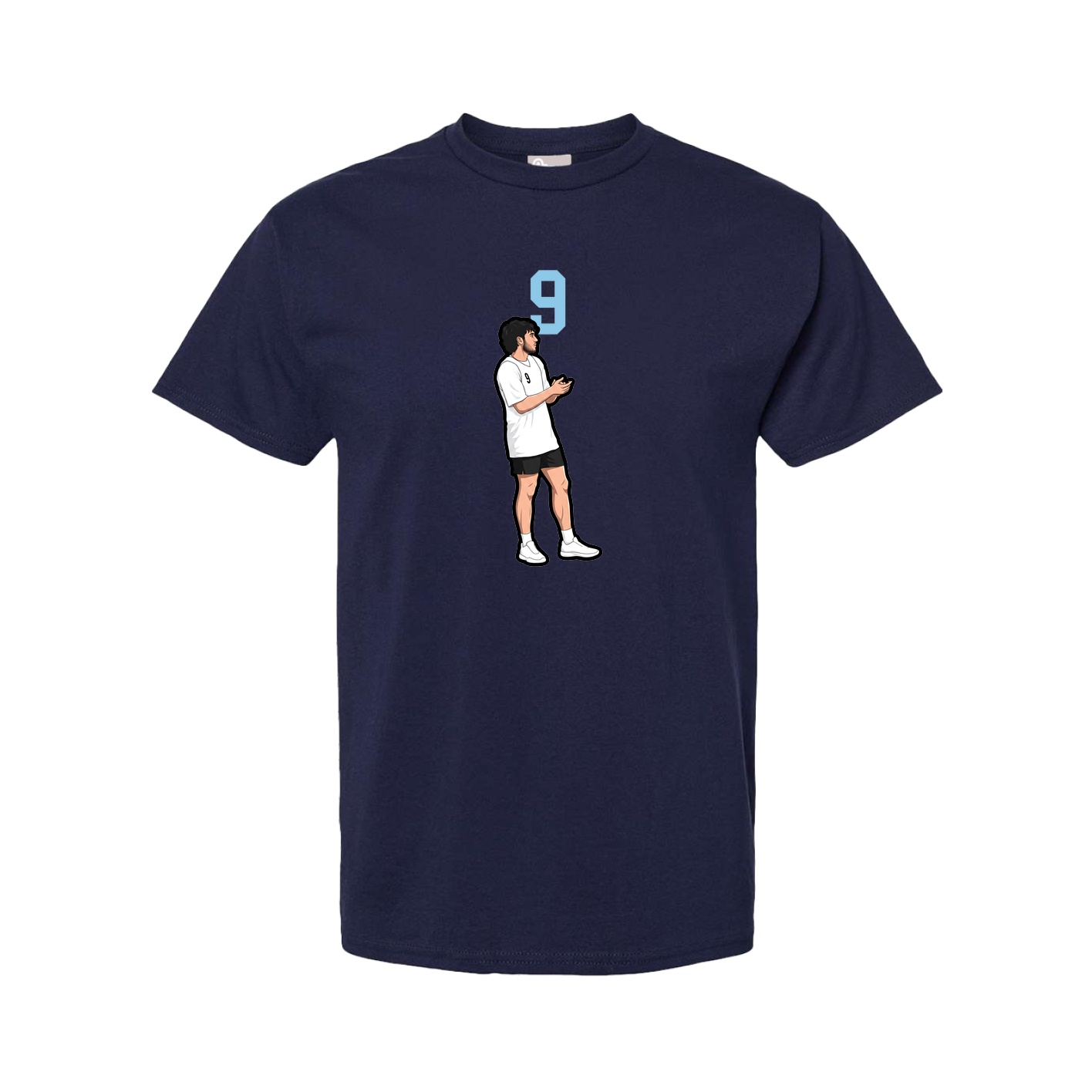 Youth Tee — Number Top in Navy