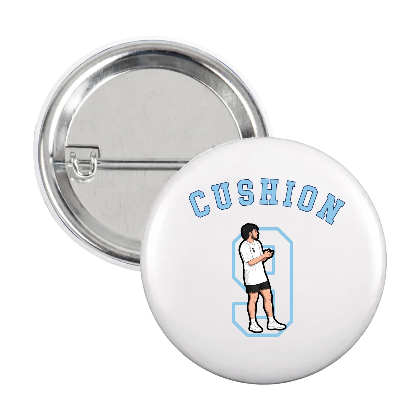 Game Day Button — Shirsey Arch in White