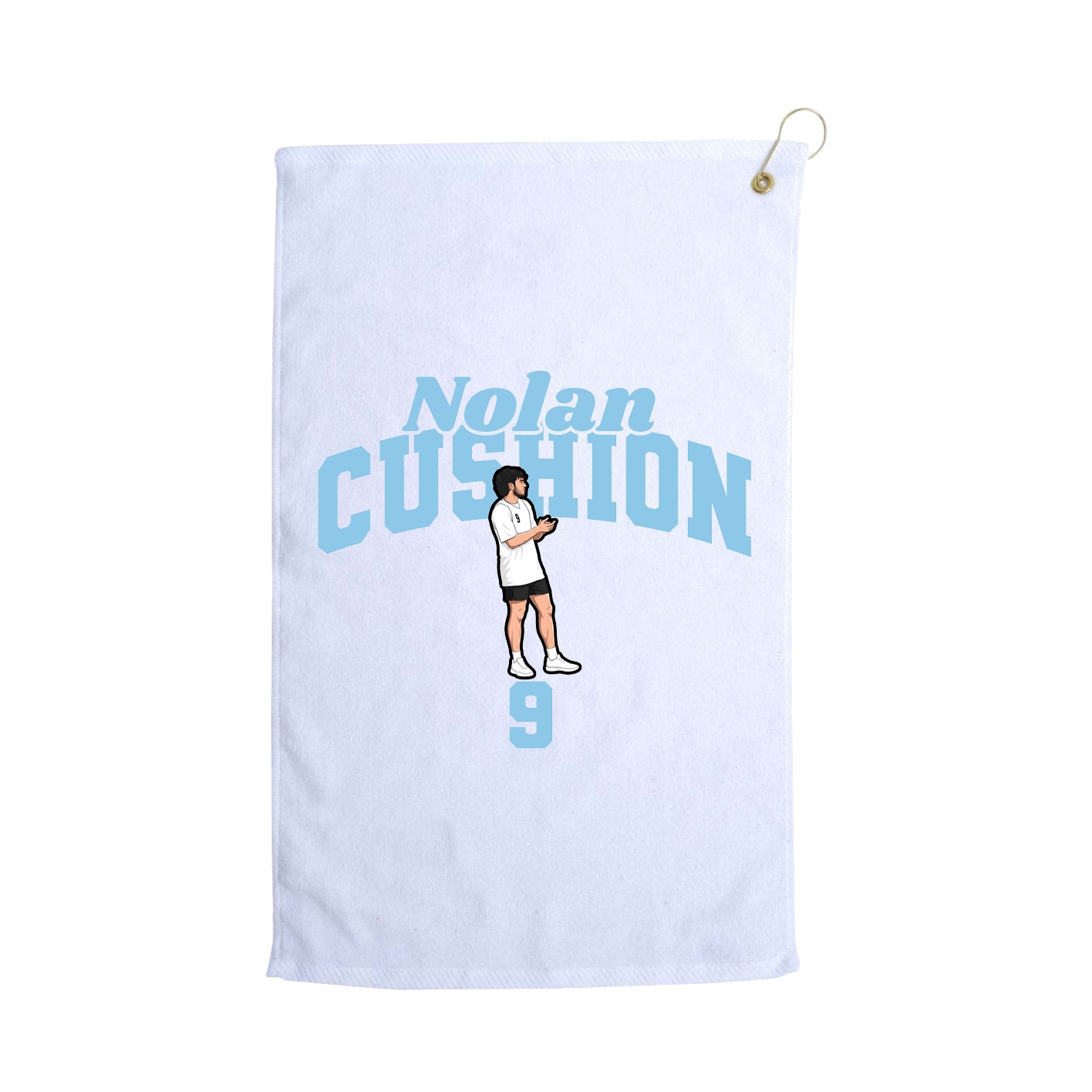 Golf Towel — Signature Arch in White
