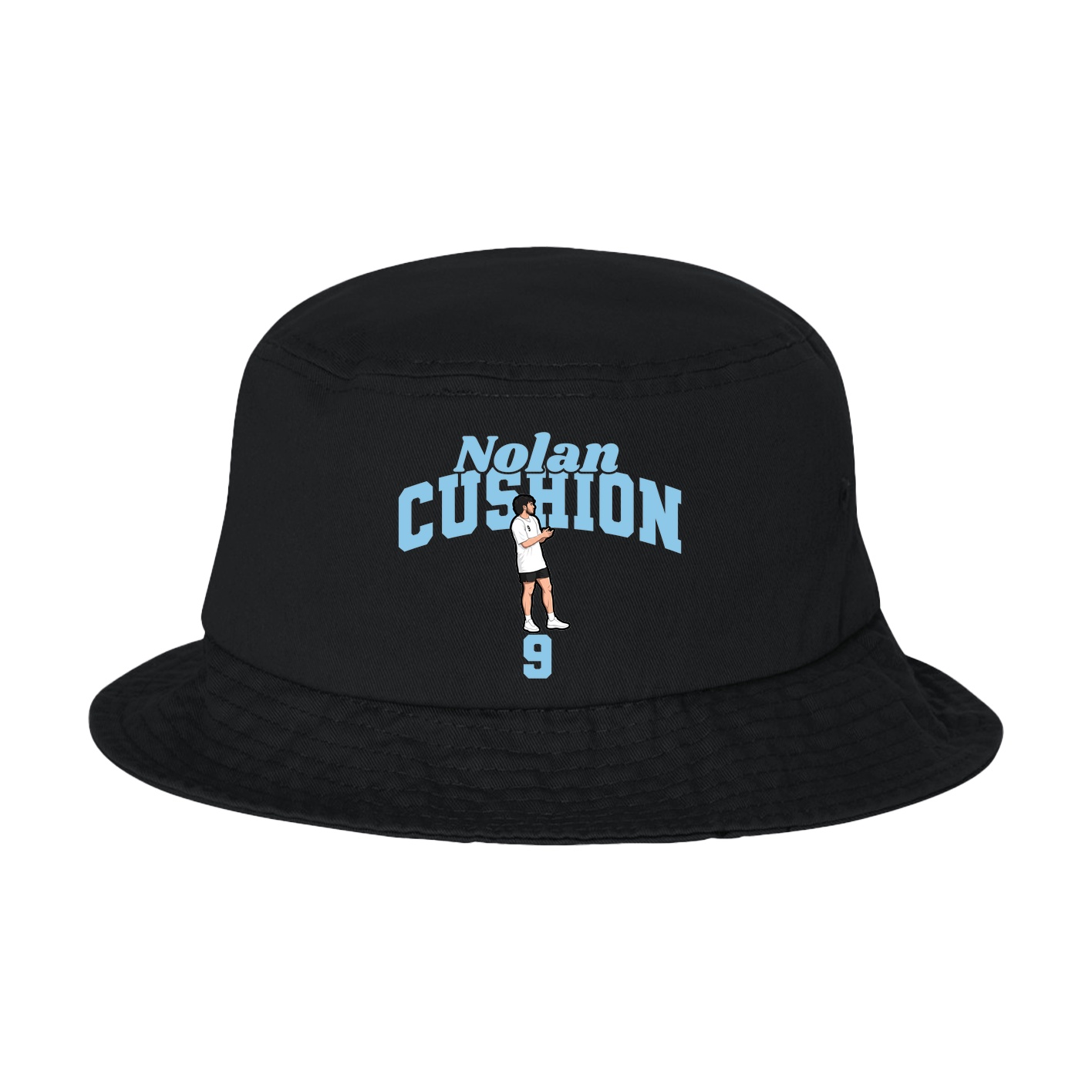 Bucket Cap — Signature Arch in Black