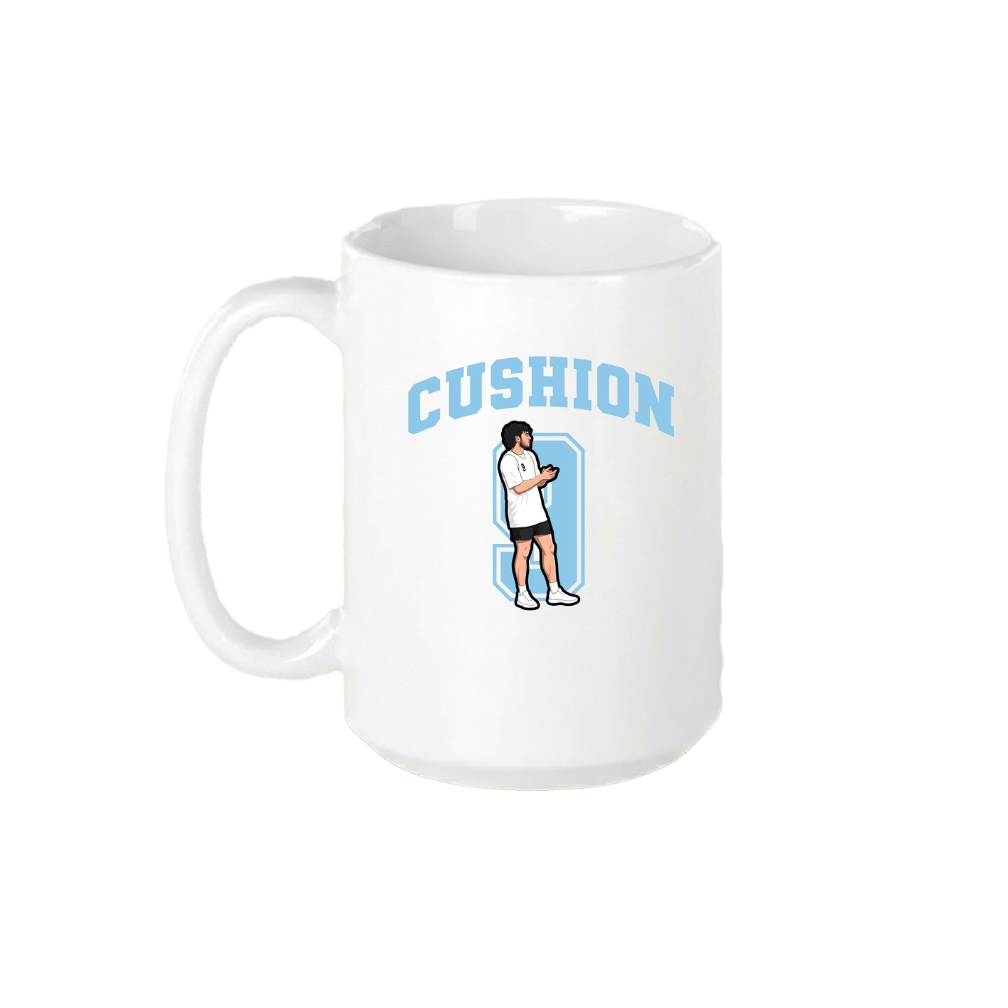 15oz Coffee Mug — Number in White