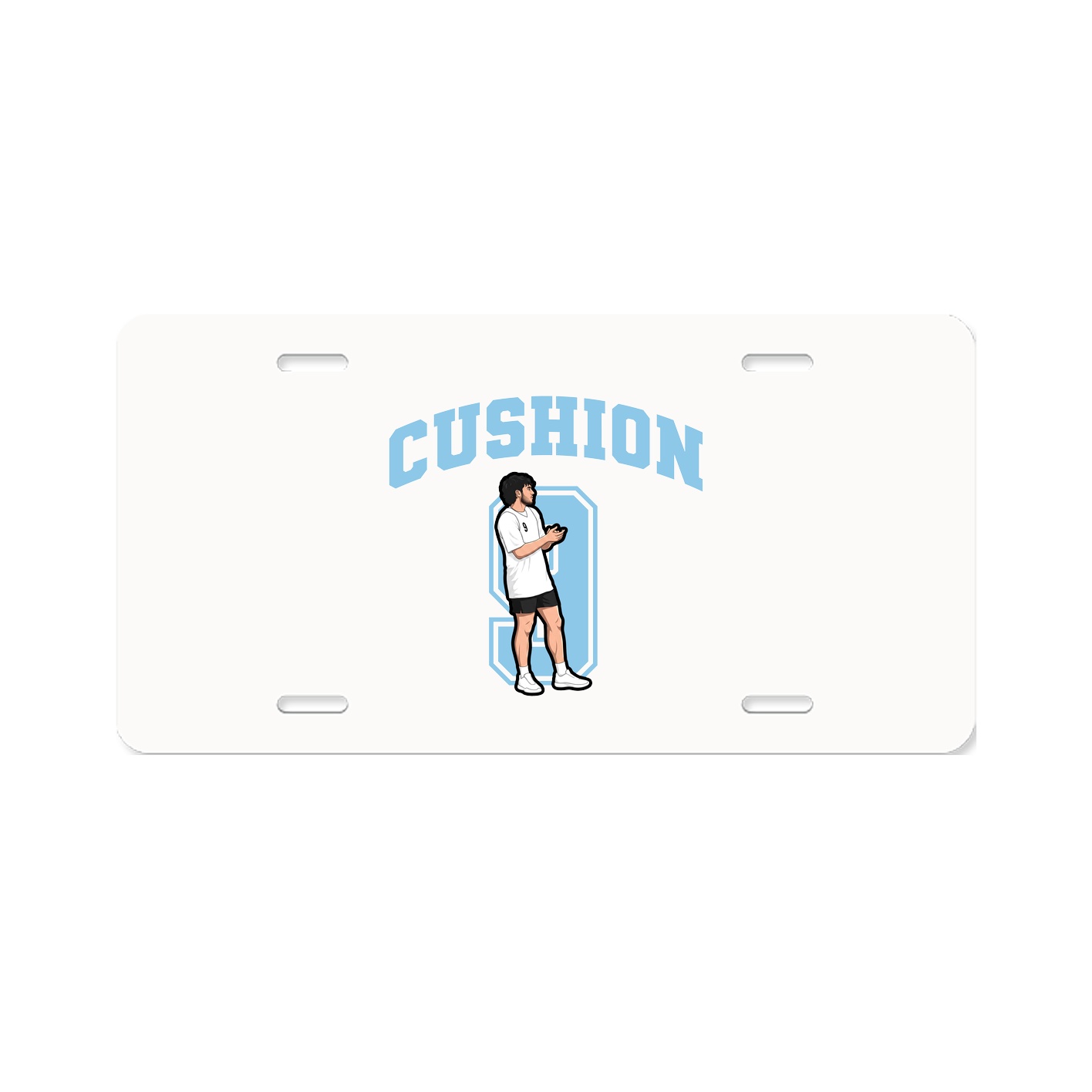 License Plate — Number in Classic