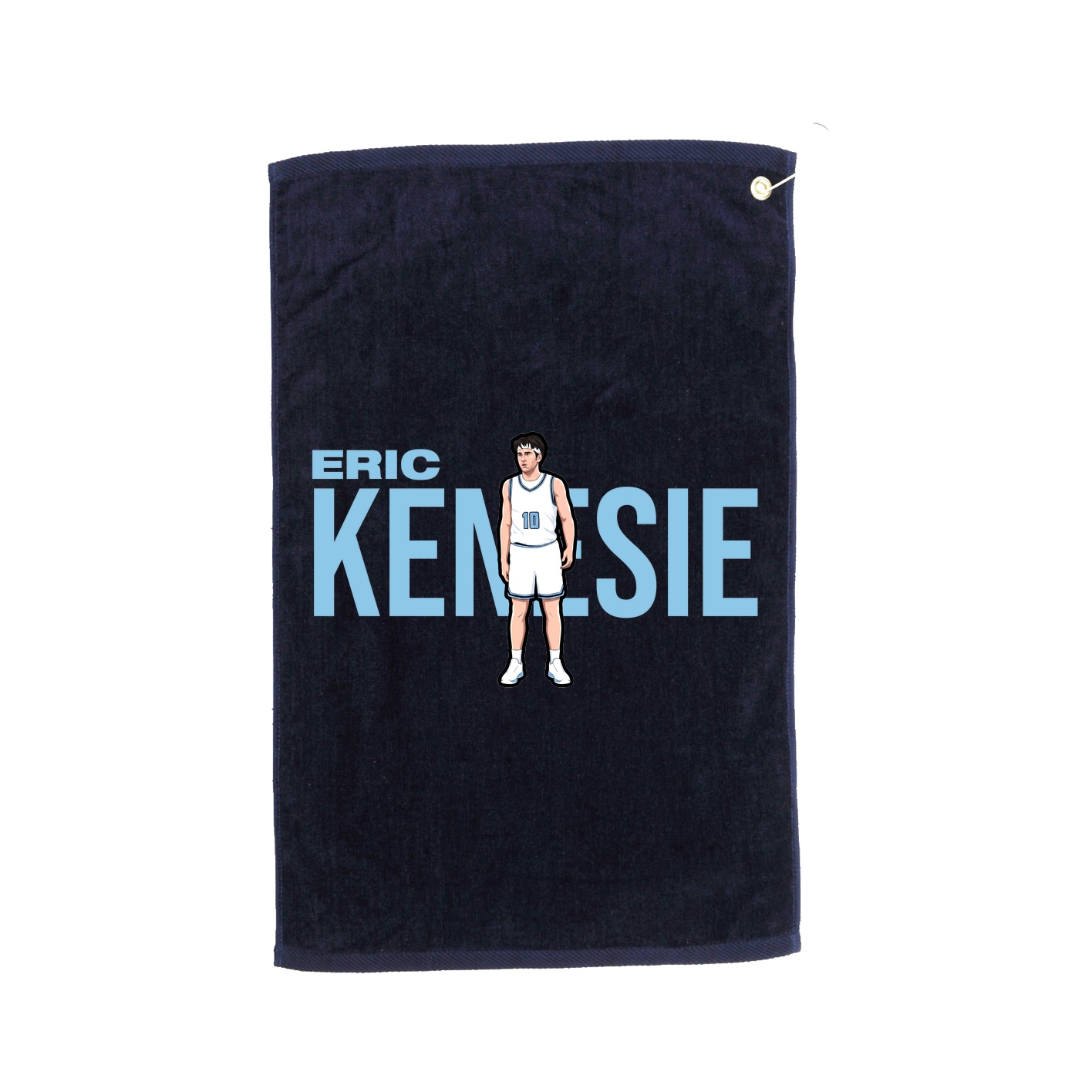 Golf Towel — Player Name in Navy
