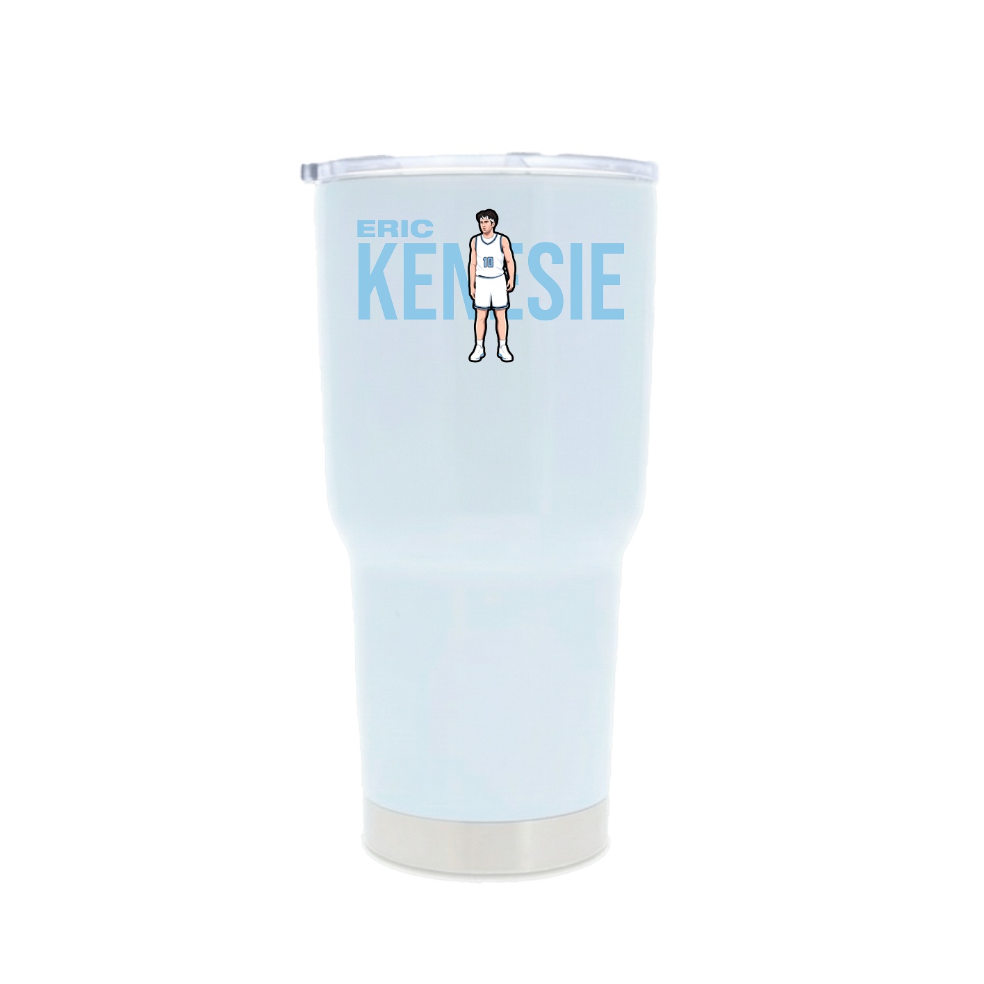 30oz Stainless Steel Tumbler — Player Name in White