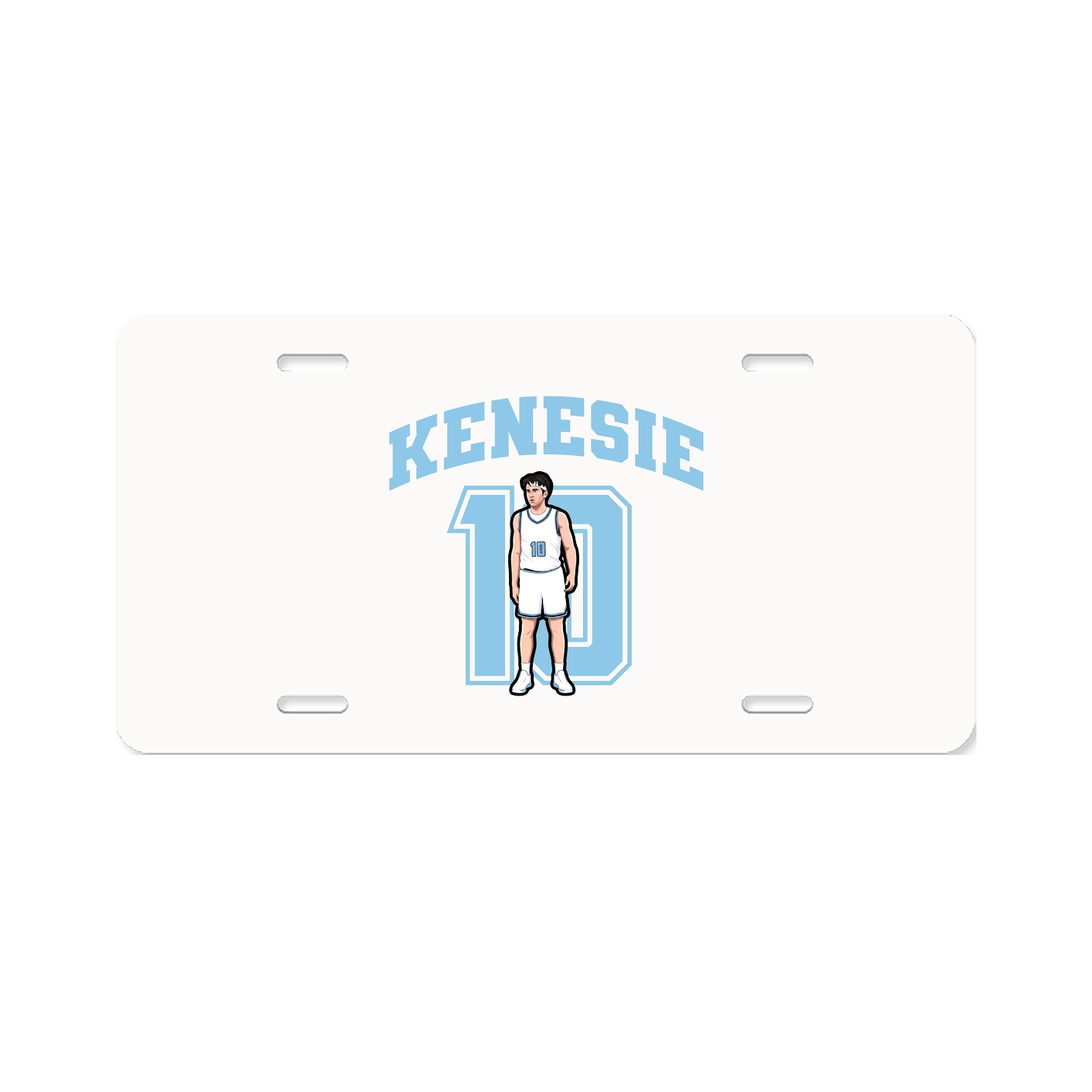 License Plate — Number in Classic