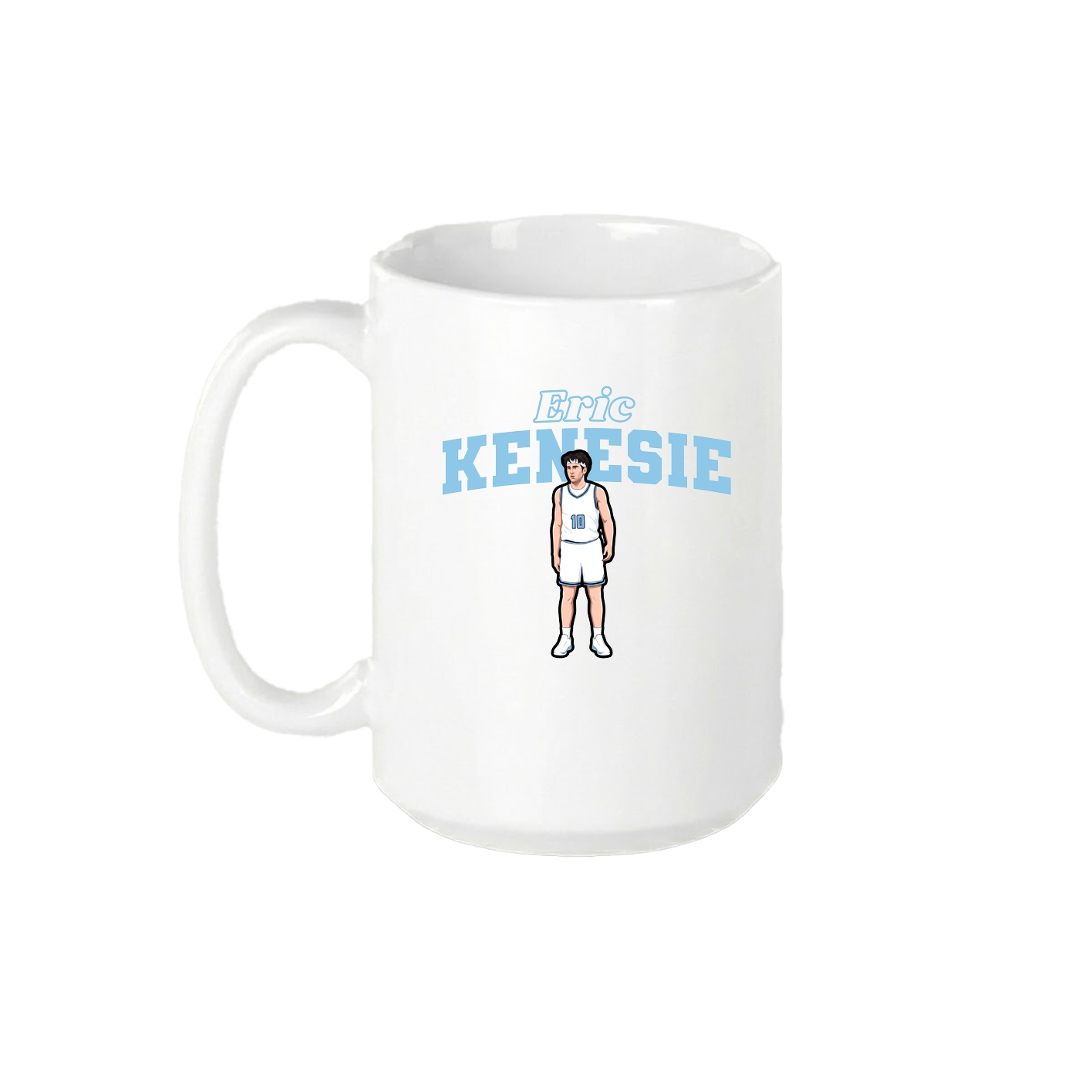 15oz Coffee Mug — Name Arch in White