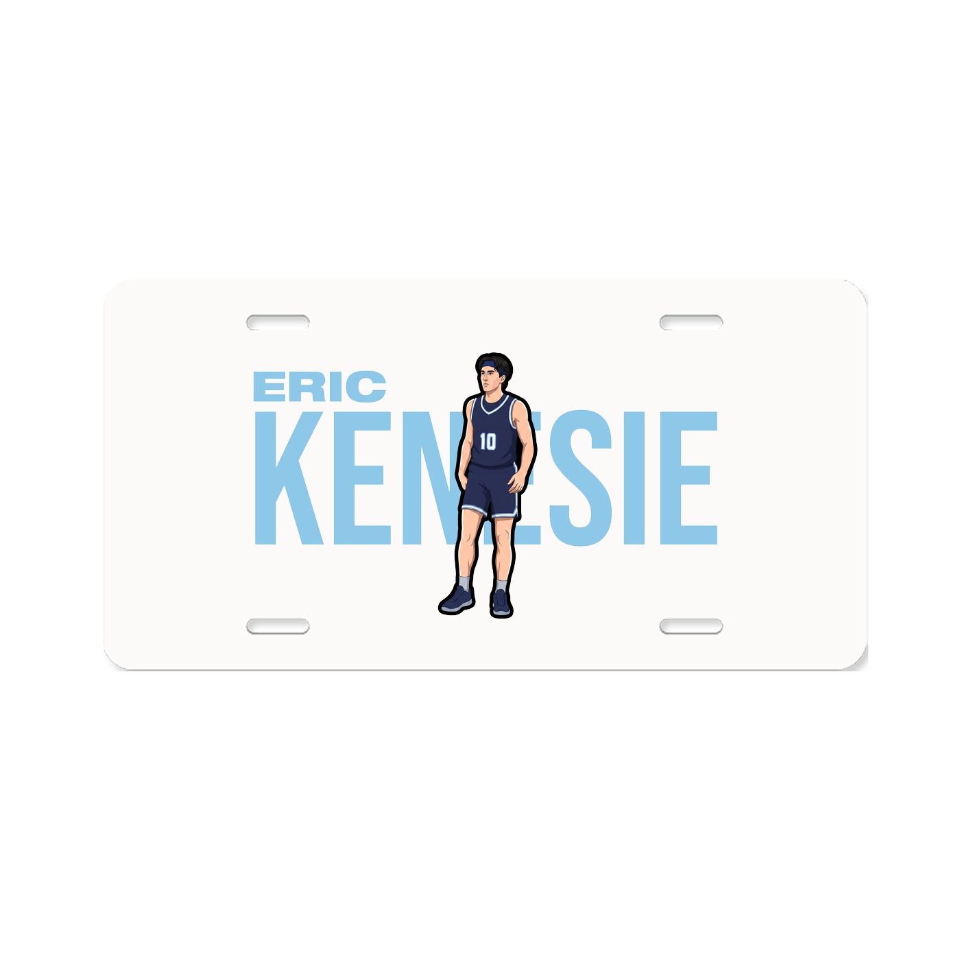 License Plate — Player Name in Classic