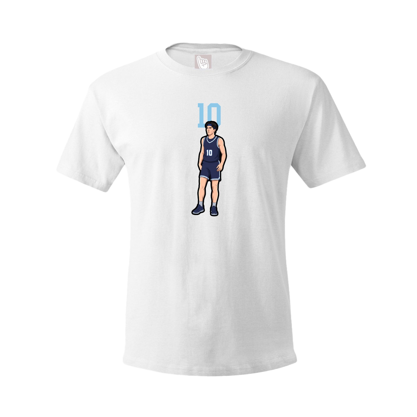 Tee — Number Top in White