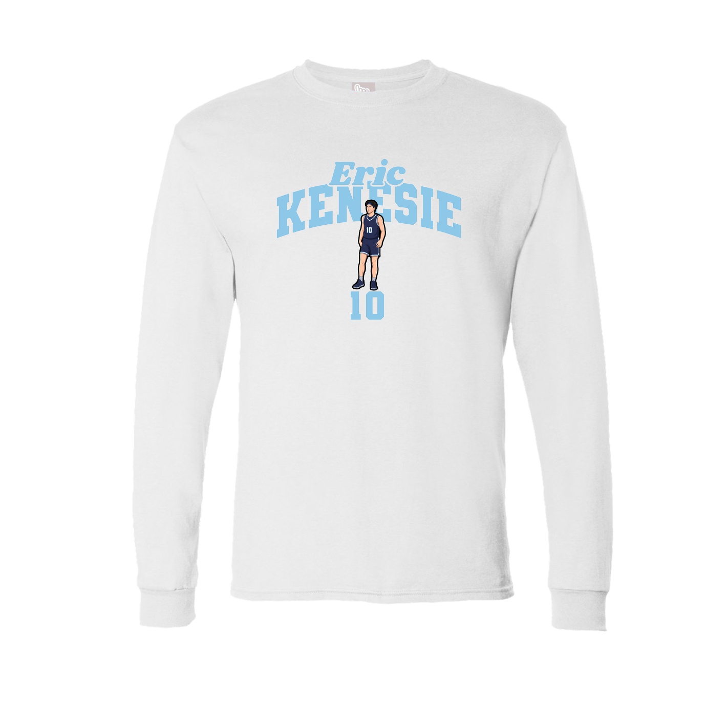 Long Sleeve Tee — Signature Arch in White