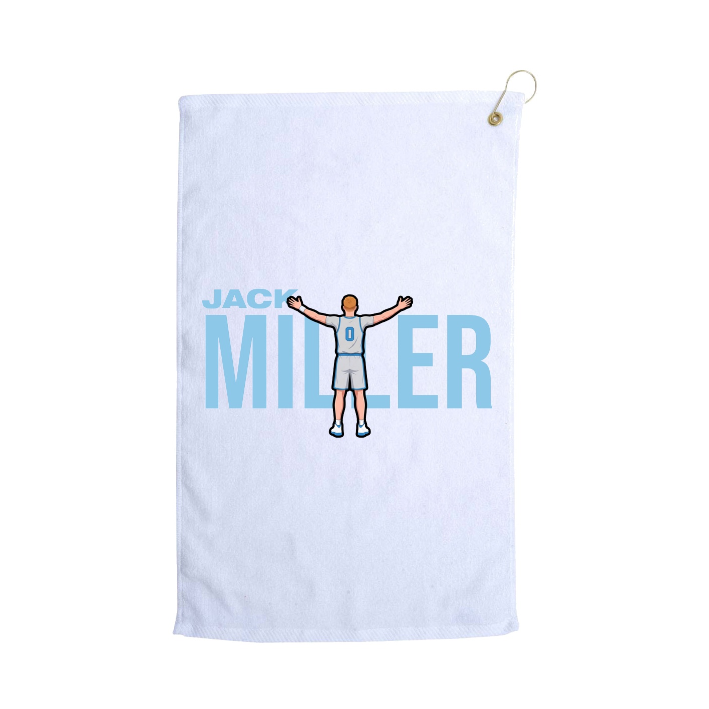 Golf Towel — Player Name in White