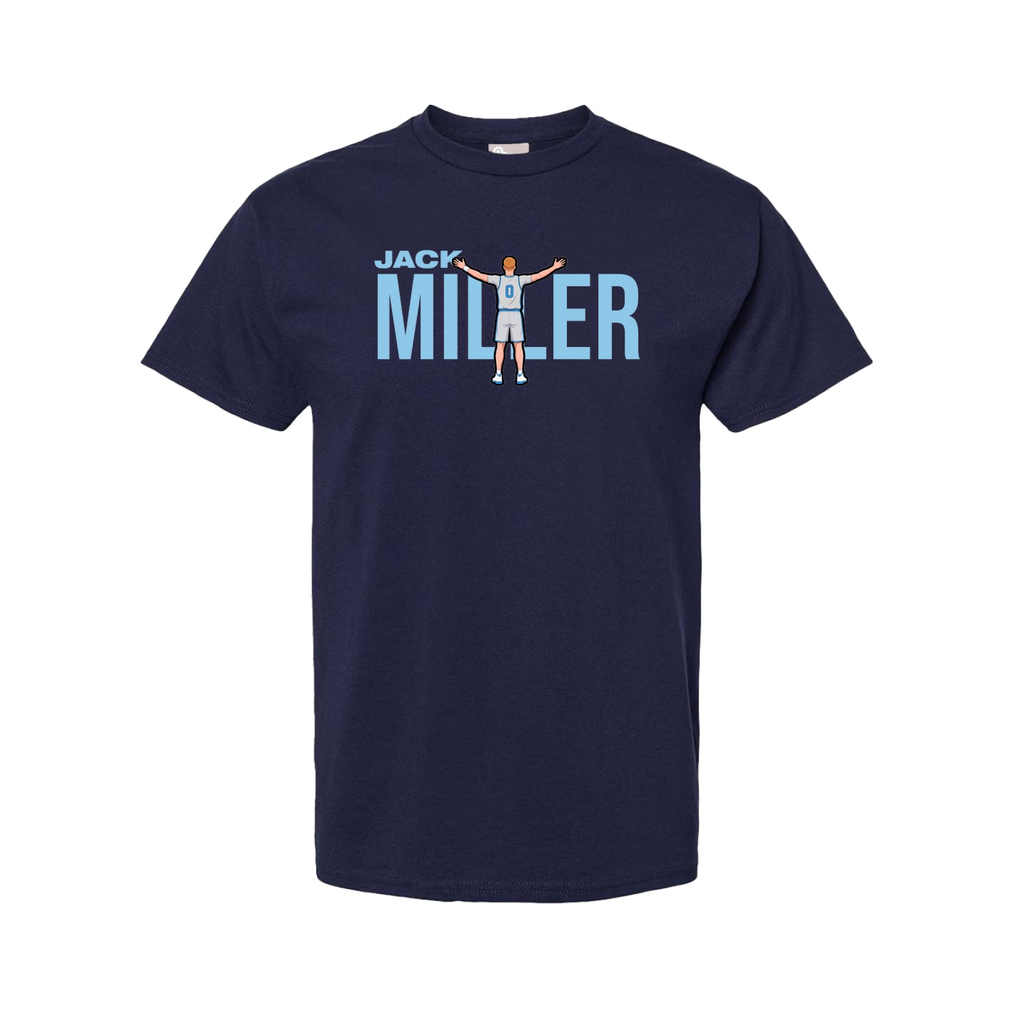 Youth Tee — Player Name in Navy