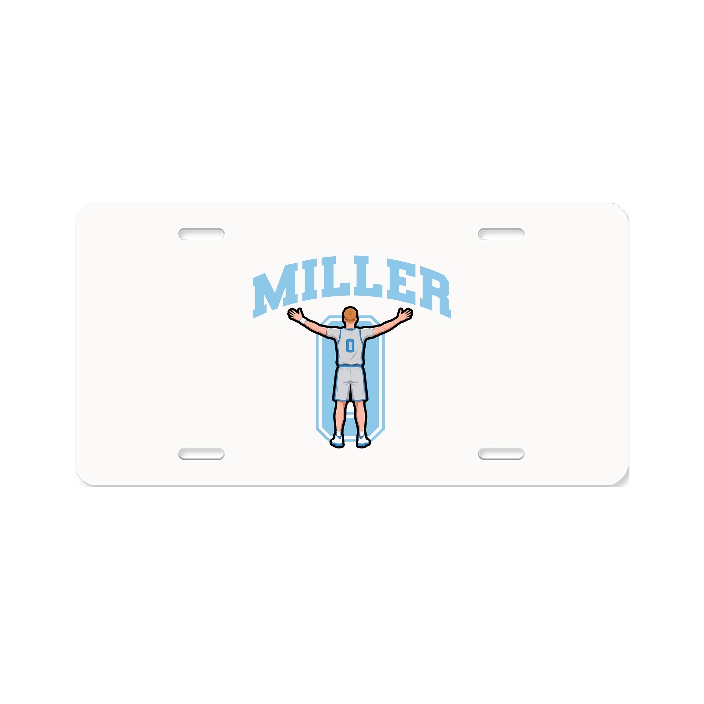 License Plate — Number in Classic
