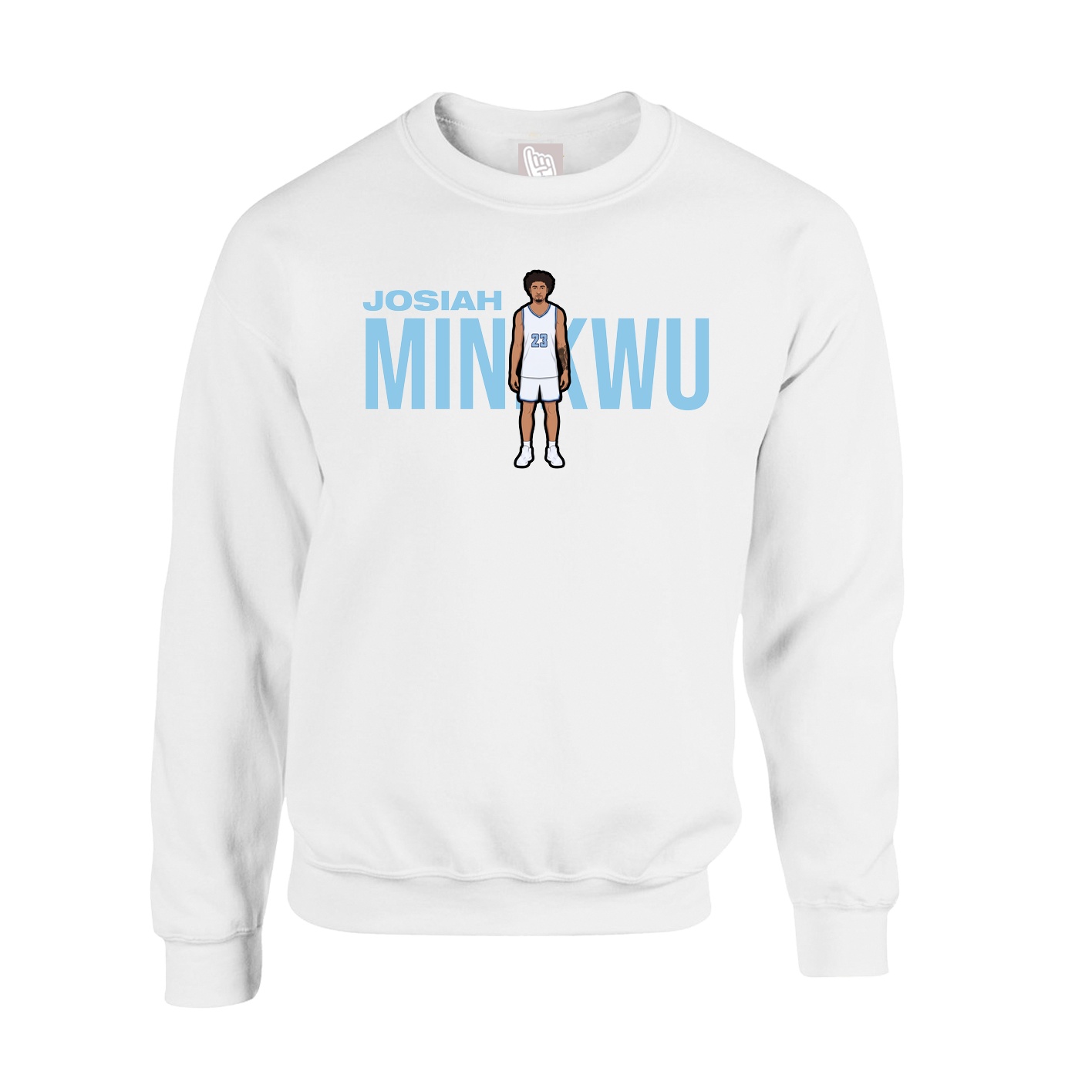 Fleece Crew — Player Name in White