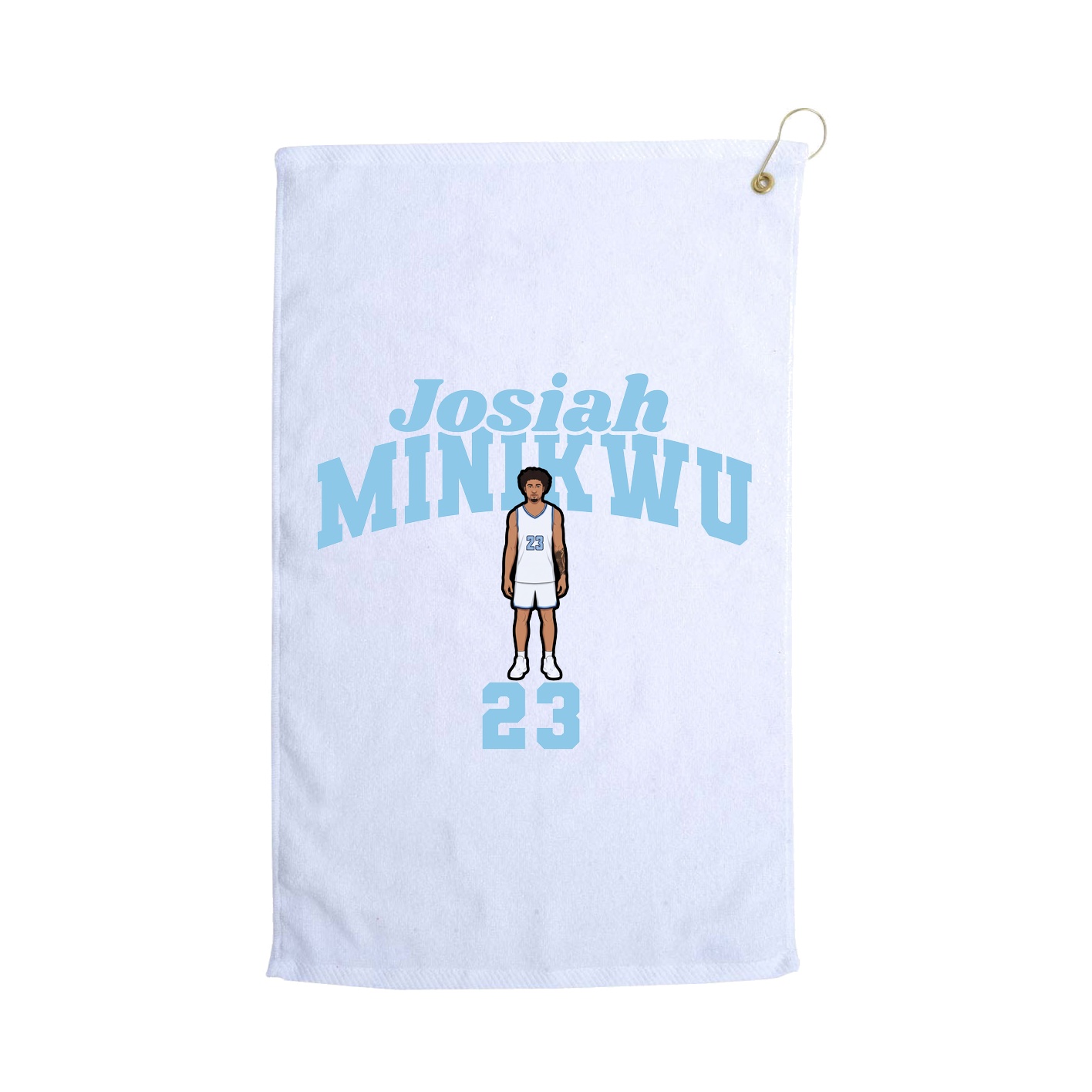 Golf Towel — Signature Arch in White